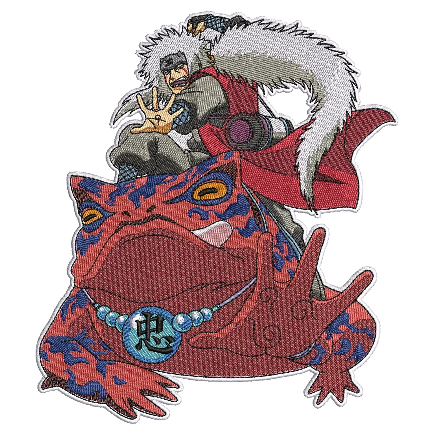 Jiraiya Toad Embroidery Design