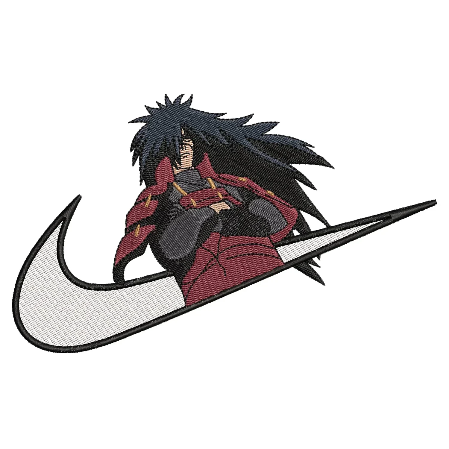 Madara Swoosh Embroidery Design