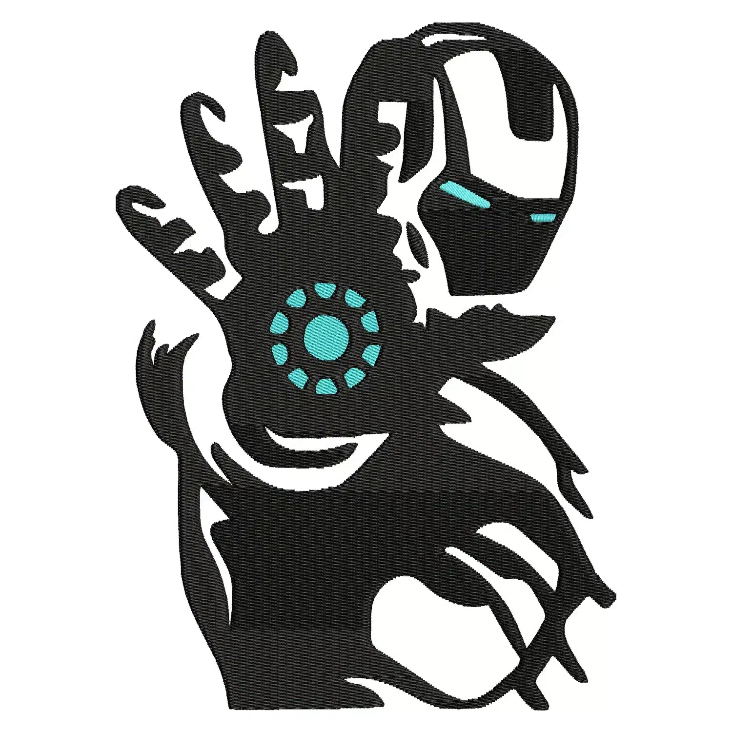 Iron Man Embroidery Design