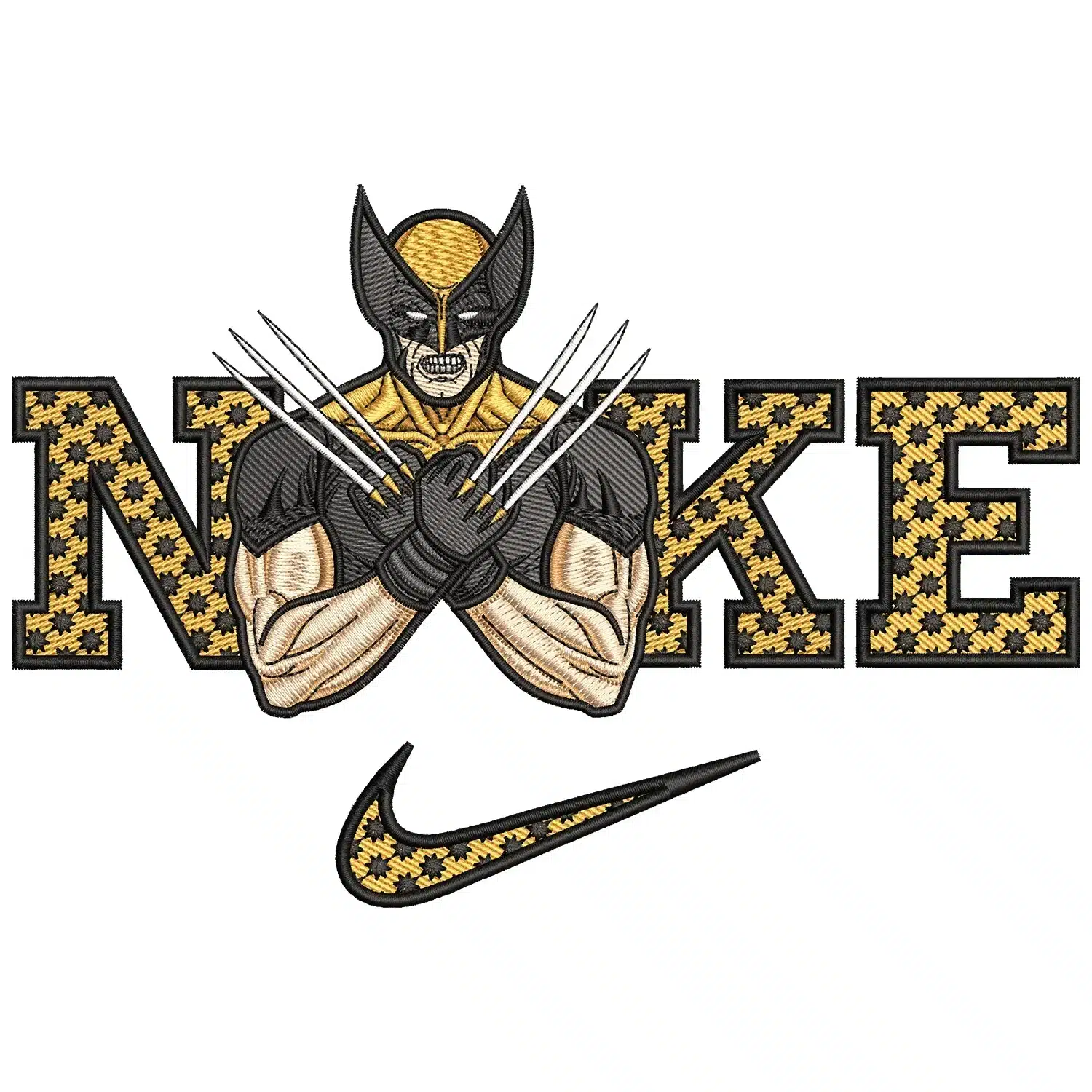 Wolverine Nike Embroidery Design