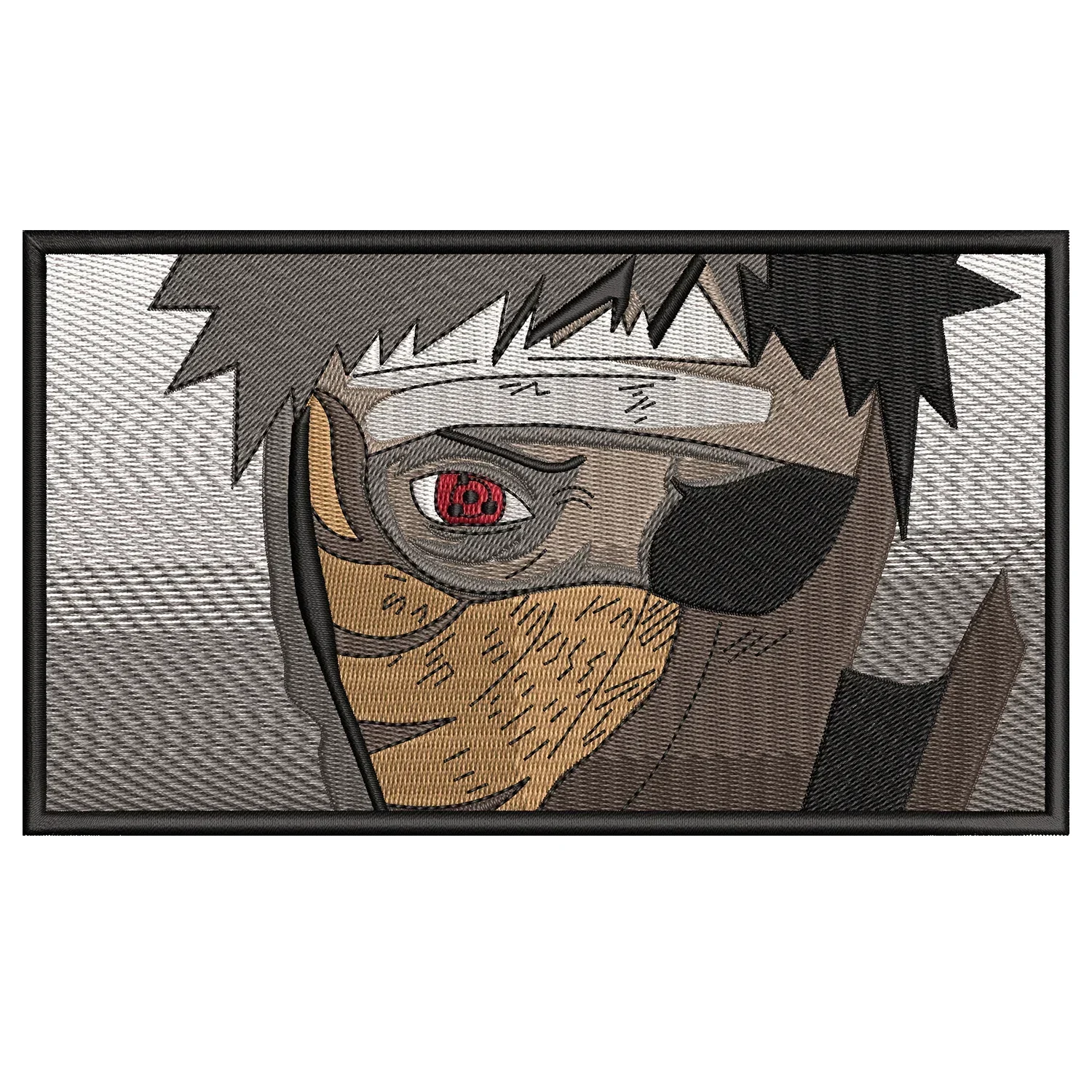 Obito Uchiha Embroidery Design