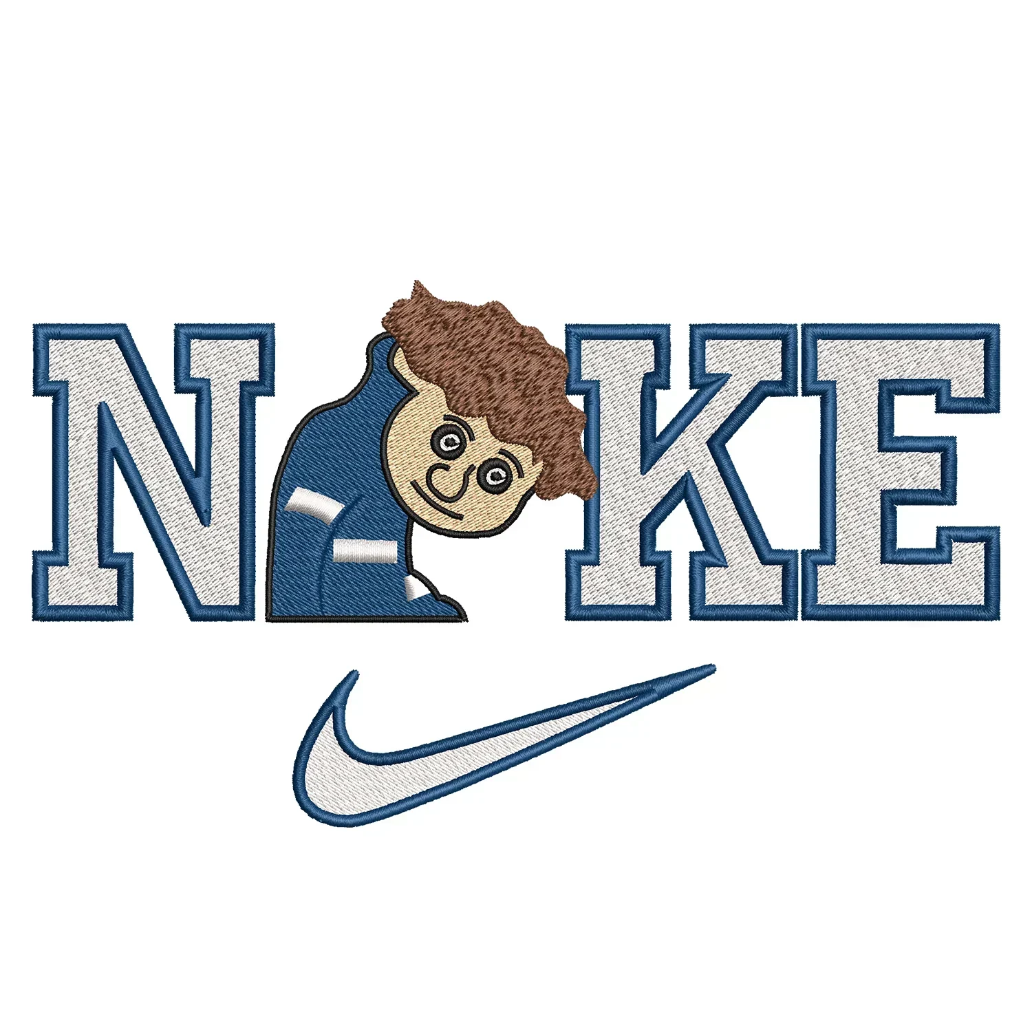 Wybie Nike Embroidery Design