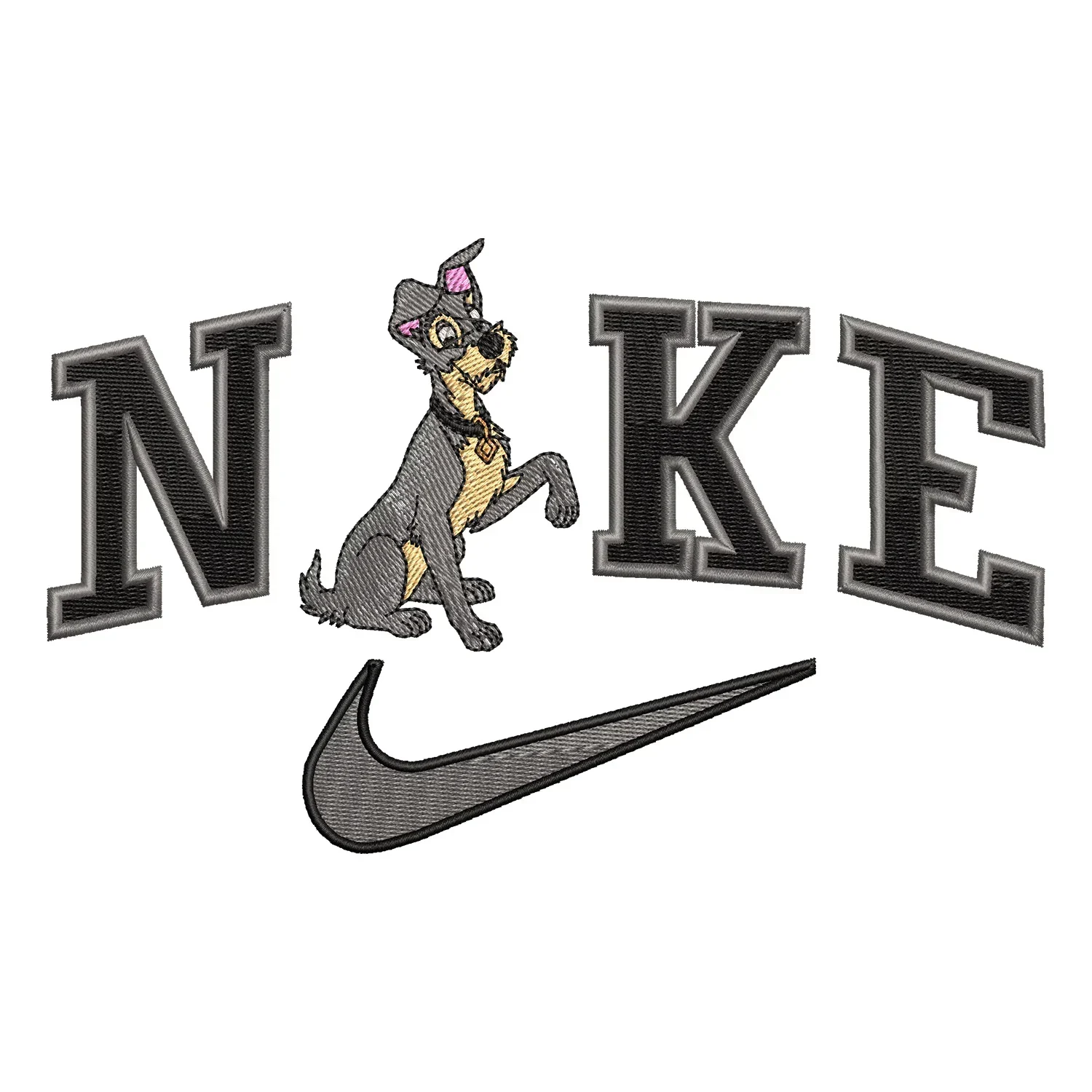 Tramp Nike Embroidery Design