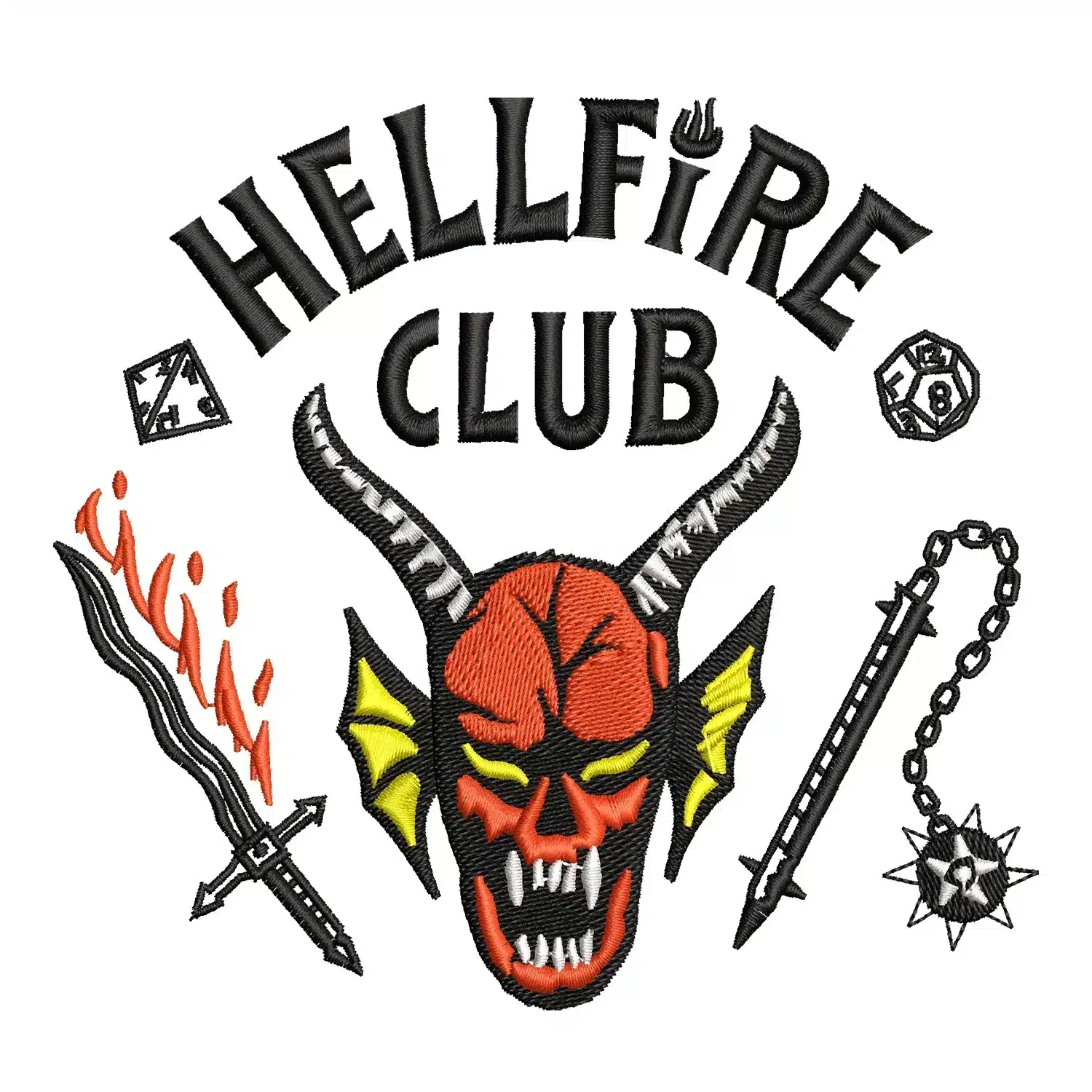 HellFire Club Embroidery Design