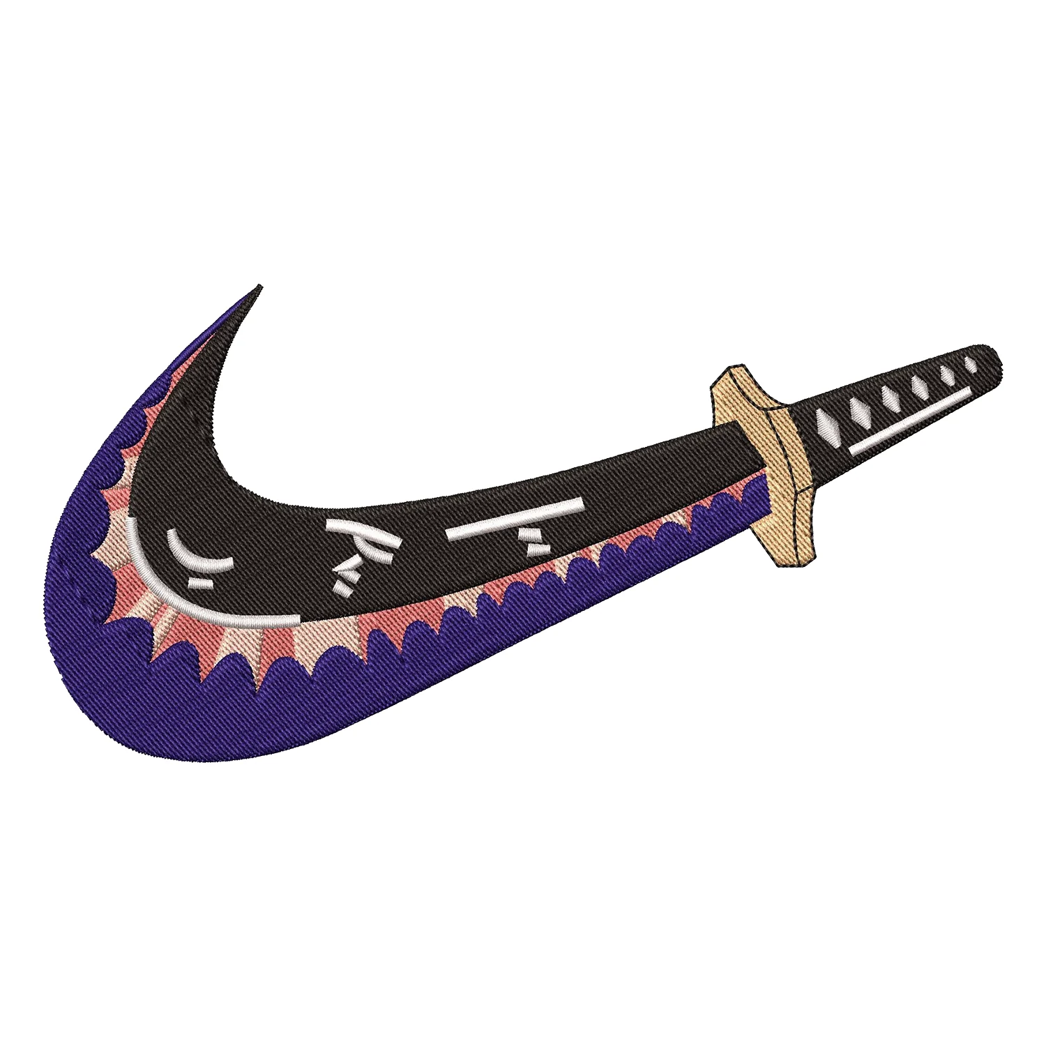 Zoro Sword Shisui Embroidery Design