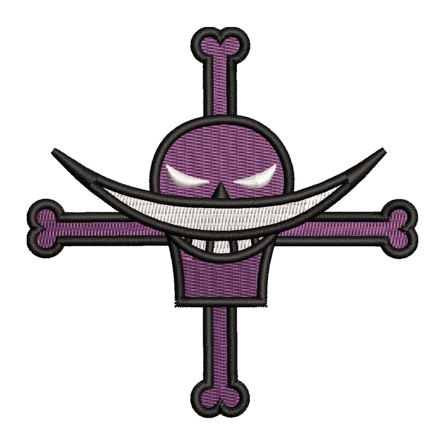 Whitebeard Logo Embroidery Design