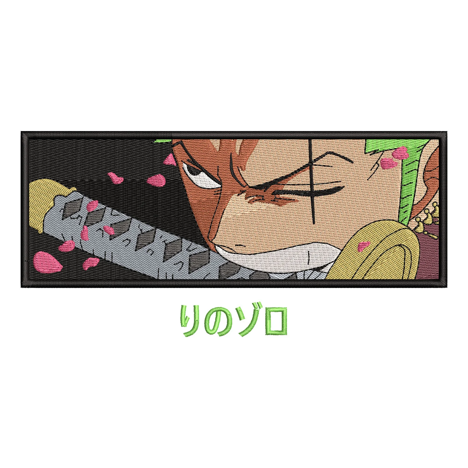Zoro Embroidery Design