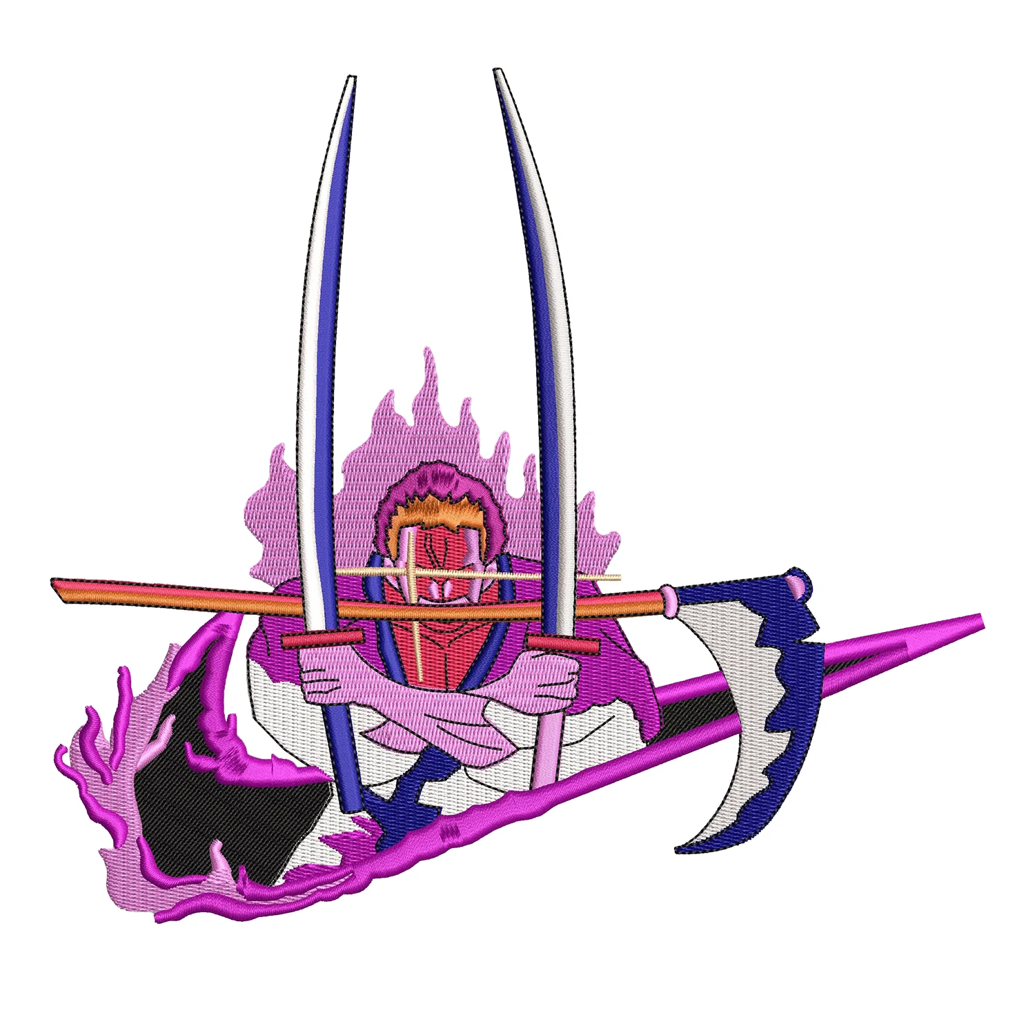 Zoro Swoosh Embroidery Design