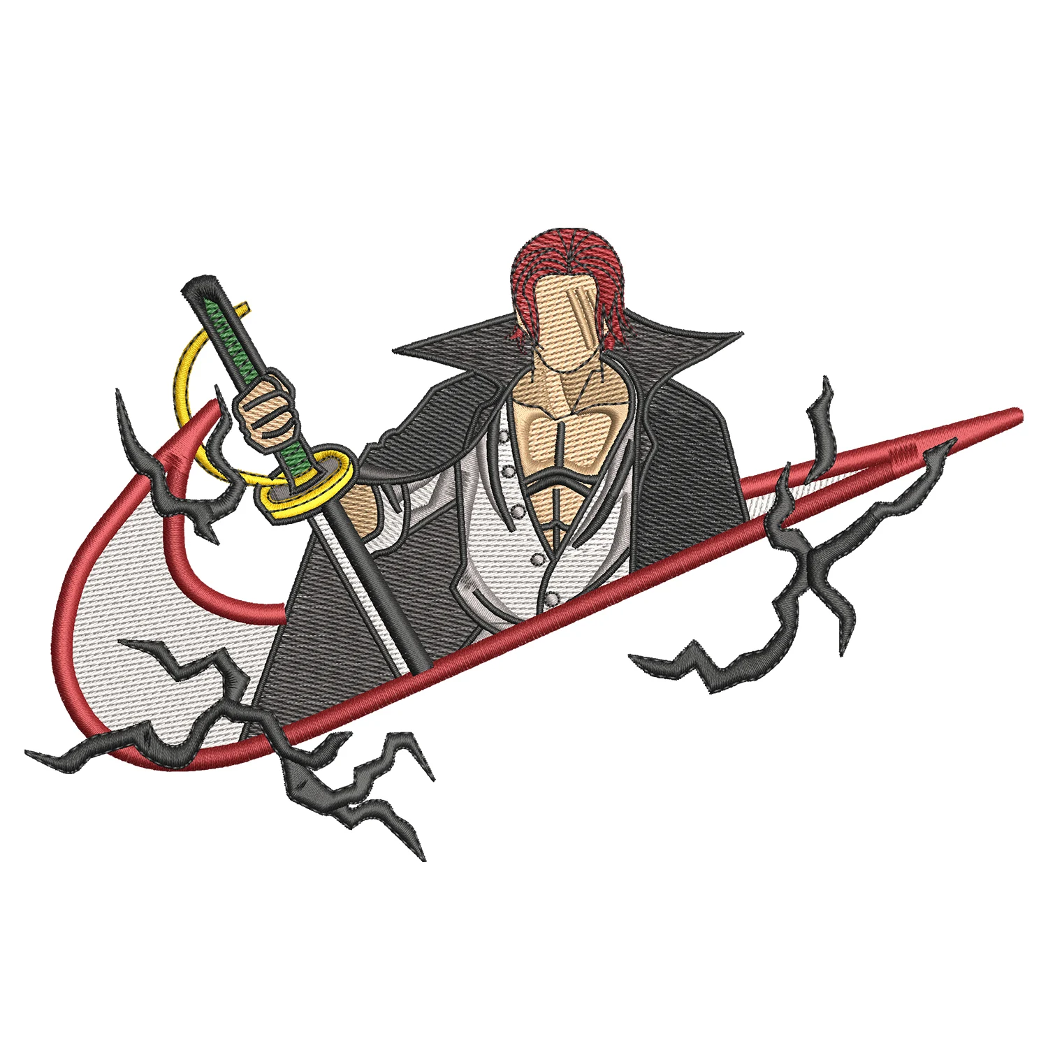 Shanks Swoosh Embroidery Design