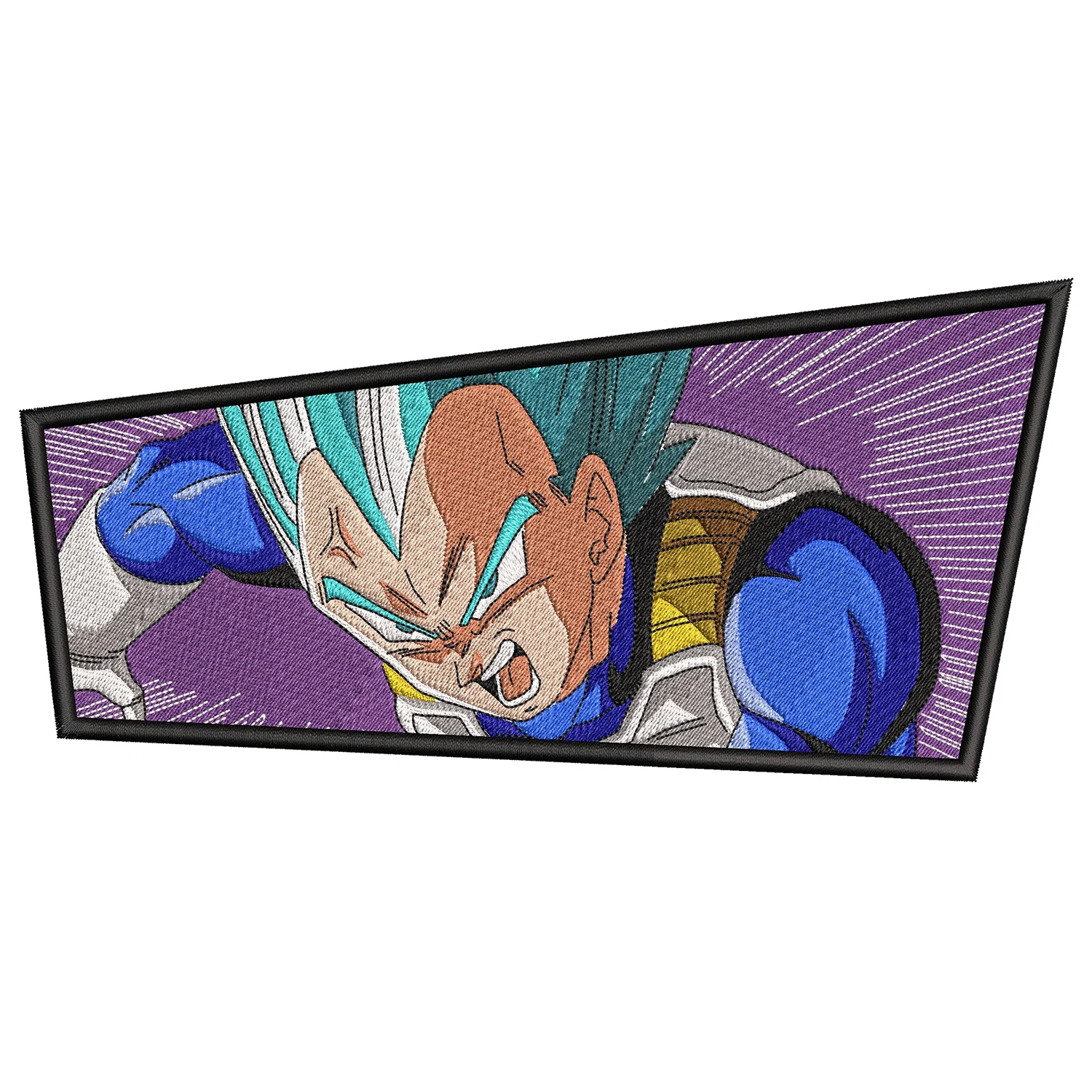 SSJ Blue Vegeta Embroidery Design