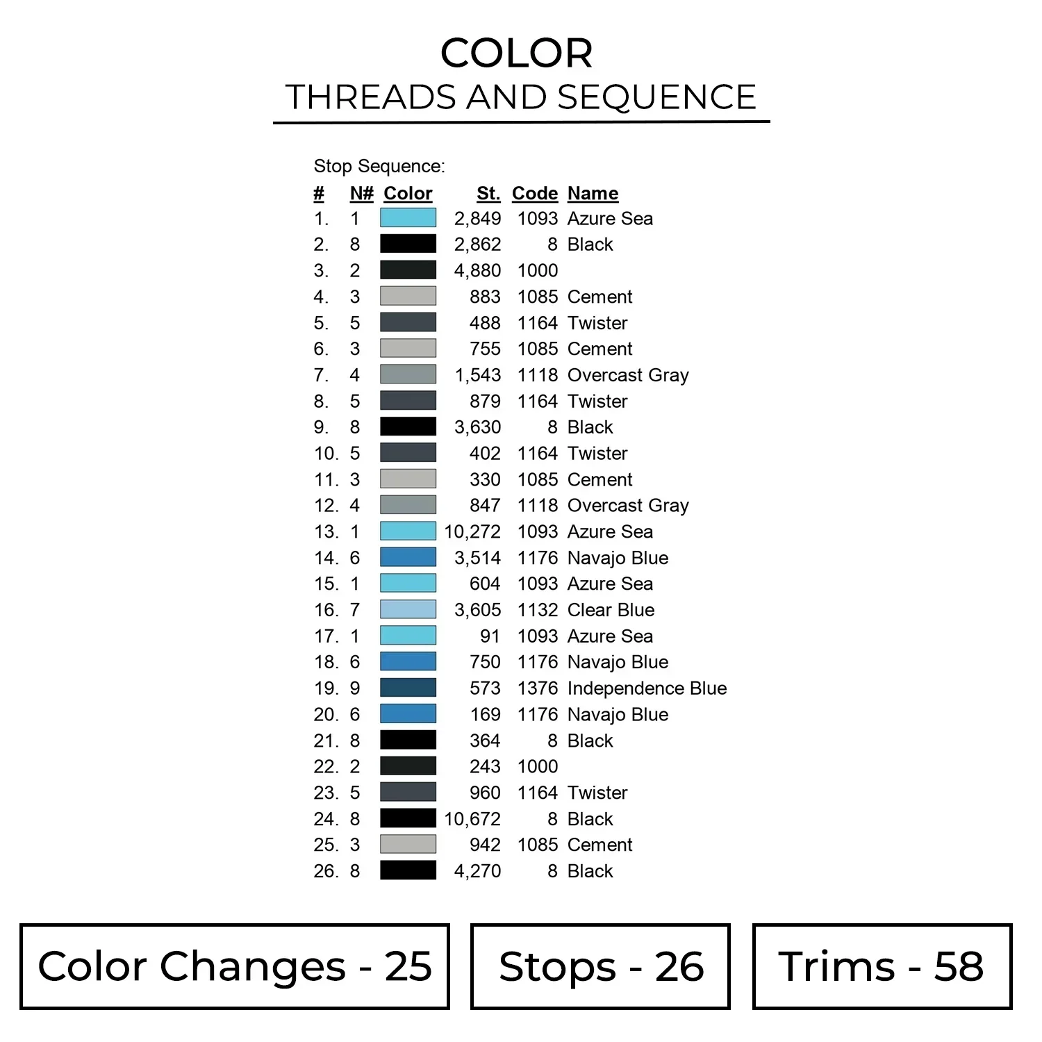 Porsche 911 Embroidery Design - Porsche 2 Color 1