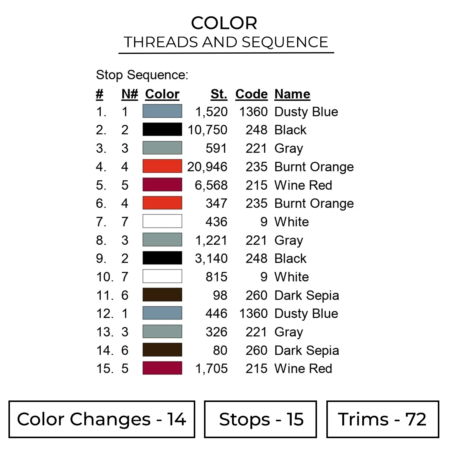 Nissan GT Skyline Embroidery Design 2 Color 10