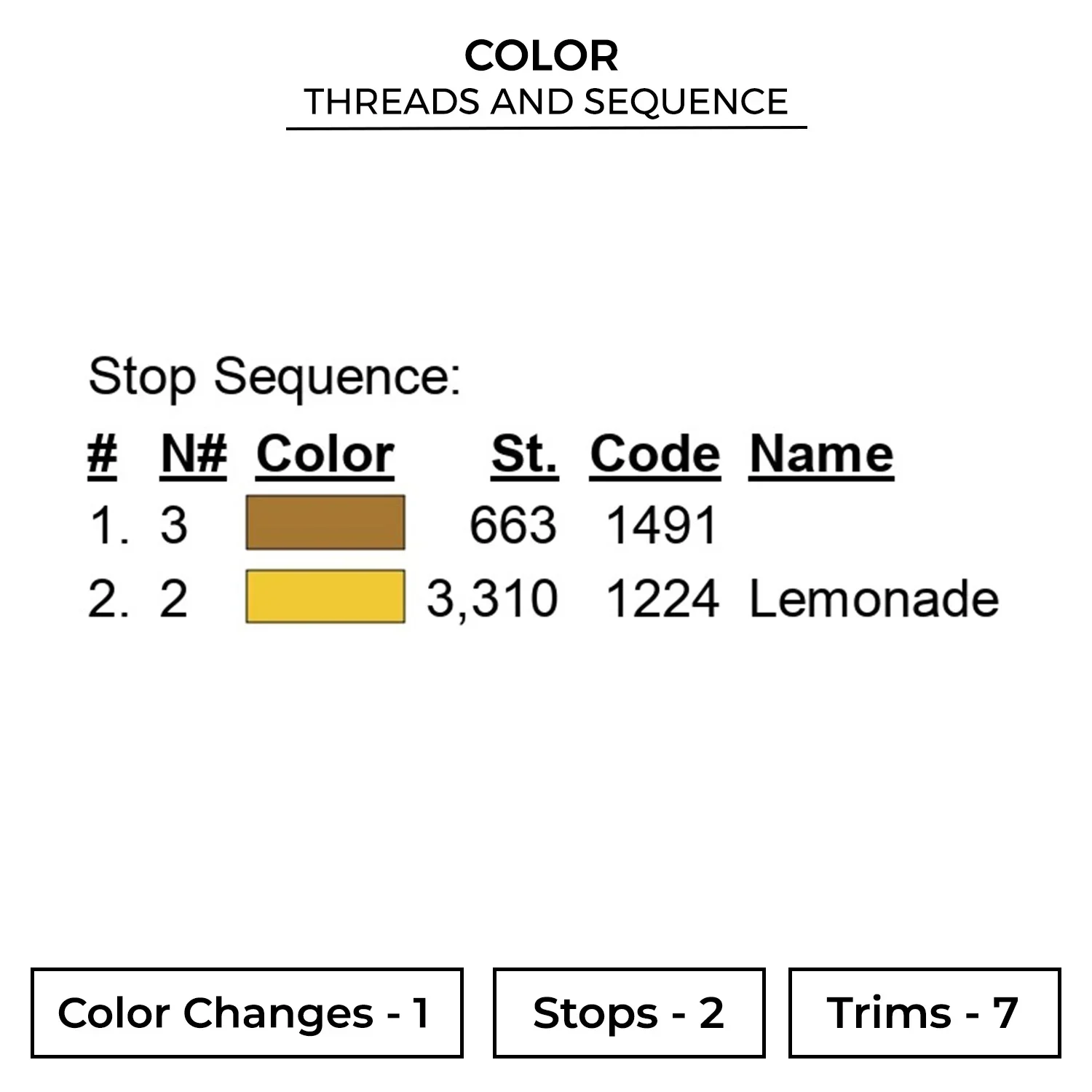 Crown Embroidery Design 2 Color 115