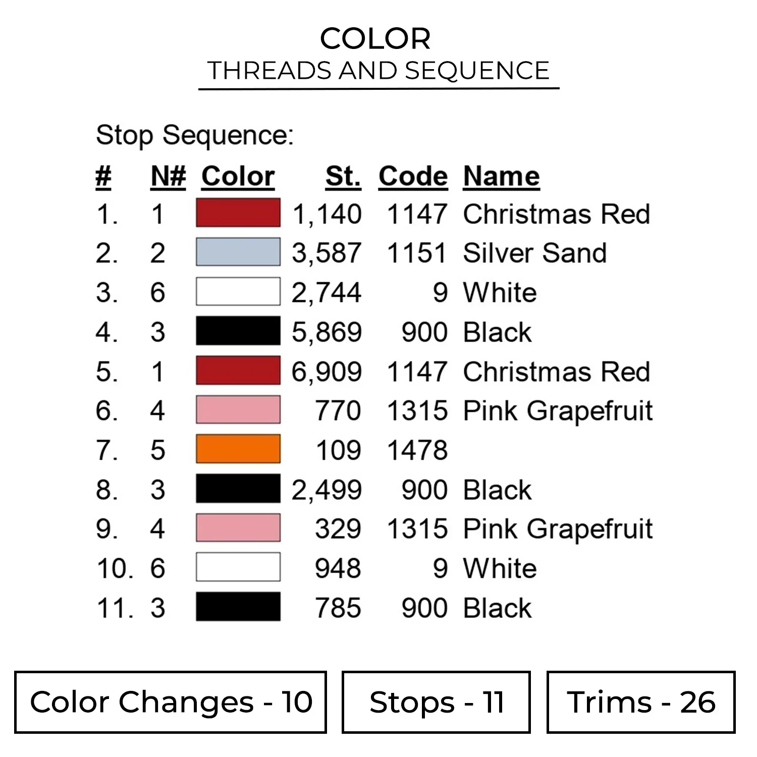 Mitsubishi 3000 GT Embroidery Design 2 Color 12