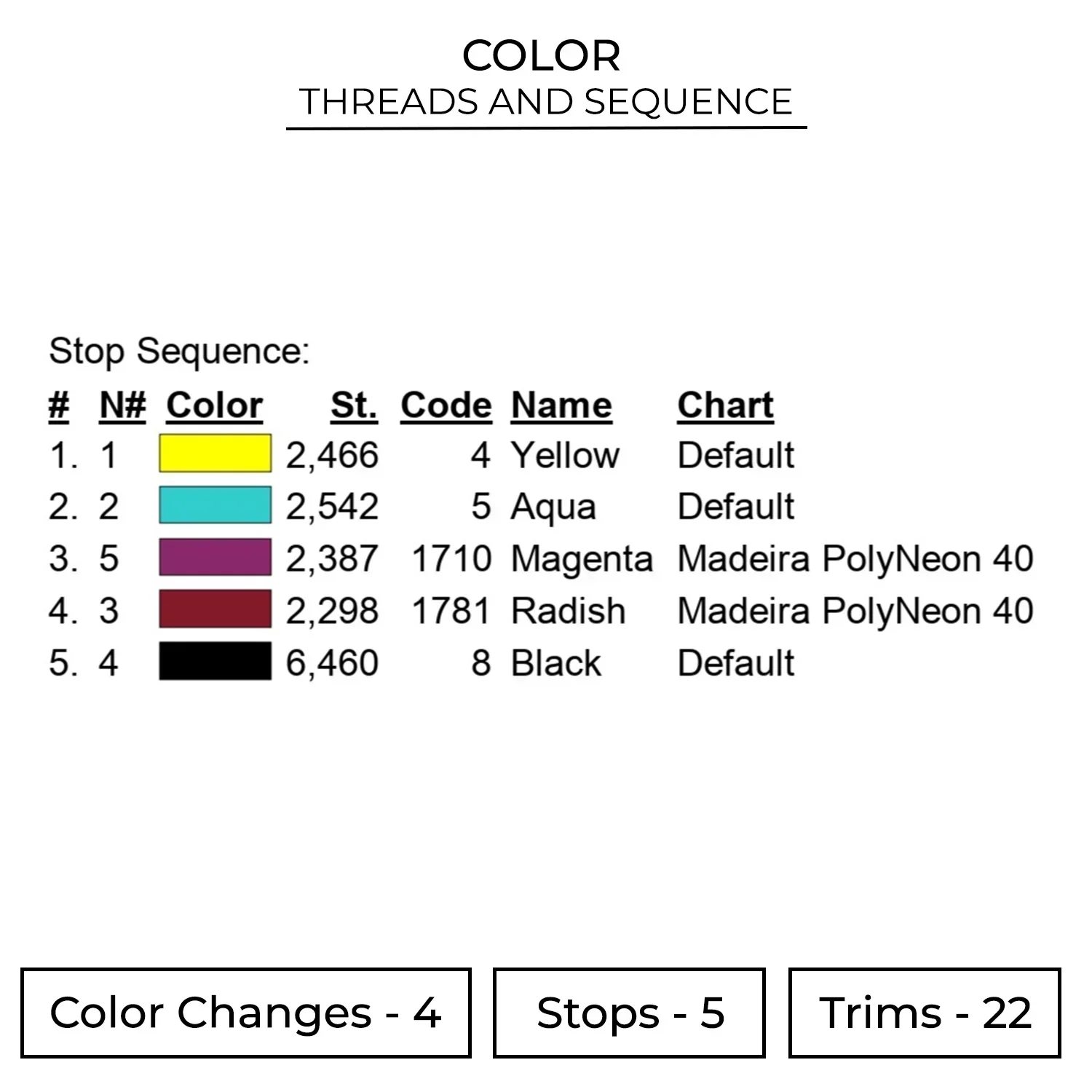 Bad Bunny Logo Embroidery Design - Bad Bunny 2 Color 163