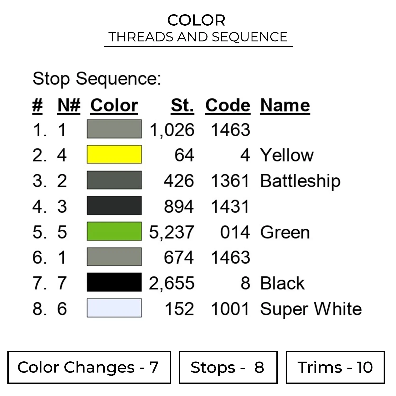 Racecar Embroidery Design 2 Color 27