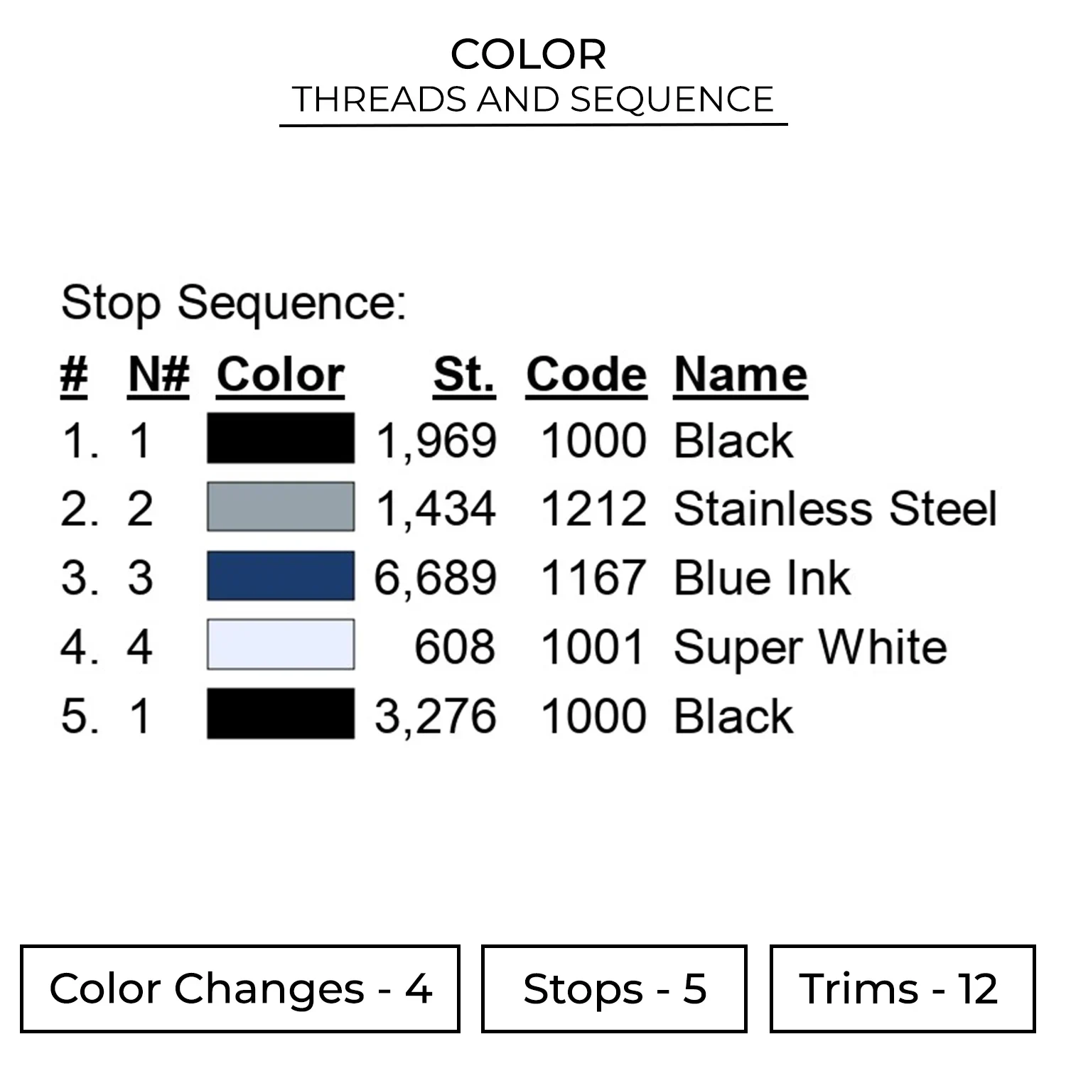 Car Embroidery Design 2 Color 48