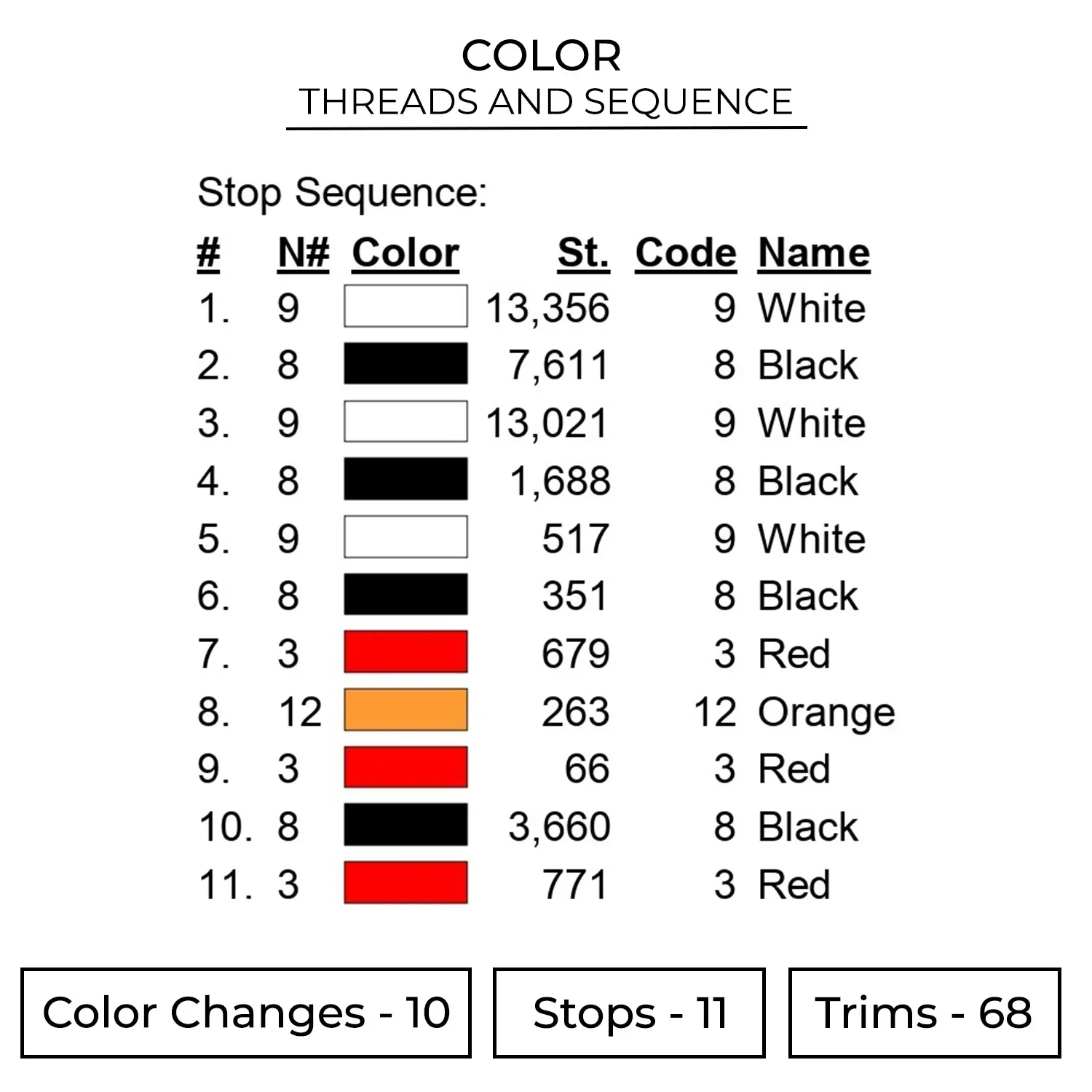 Nissan Skyline R34 GTR Embroidery Design 2 Color 8