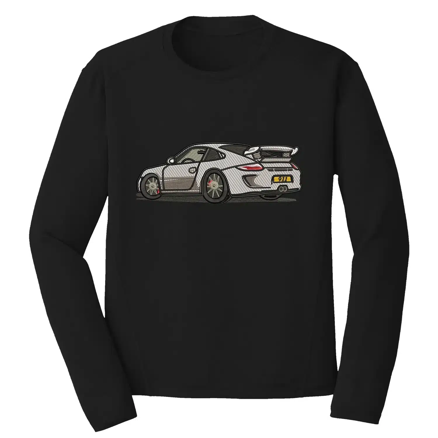 Porsche 911 GT3 Embroidery Design - Porsche 1 Mockup
