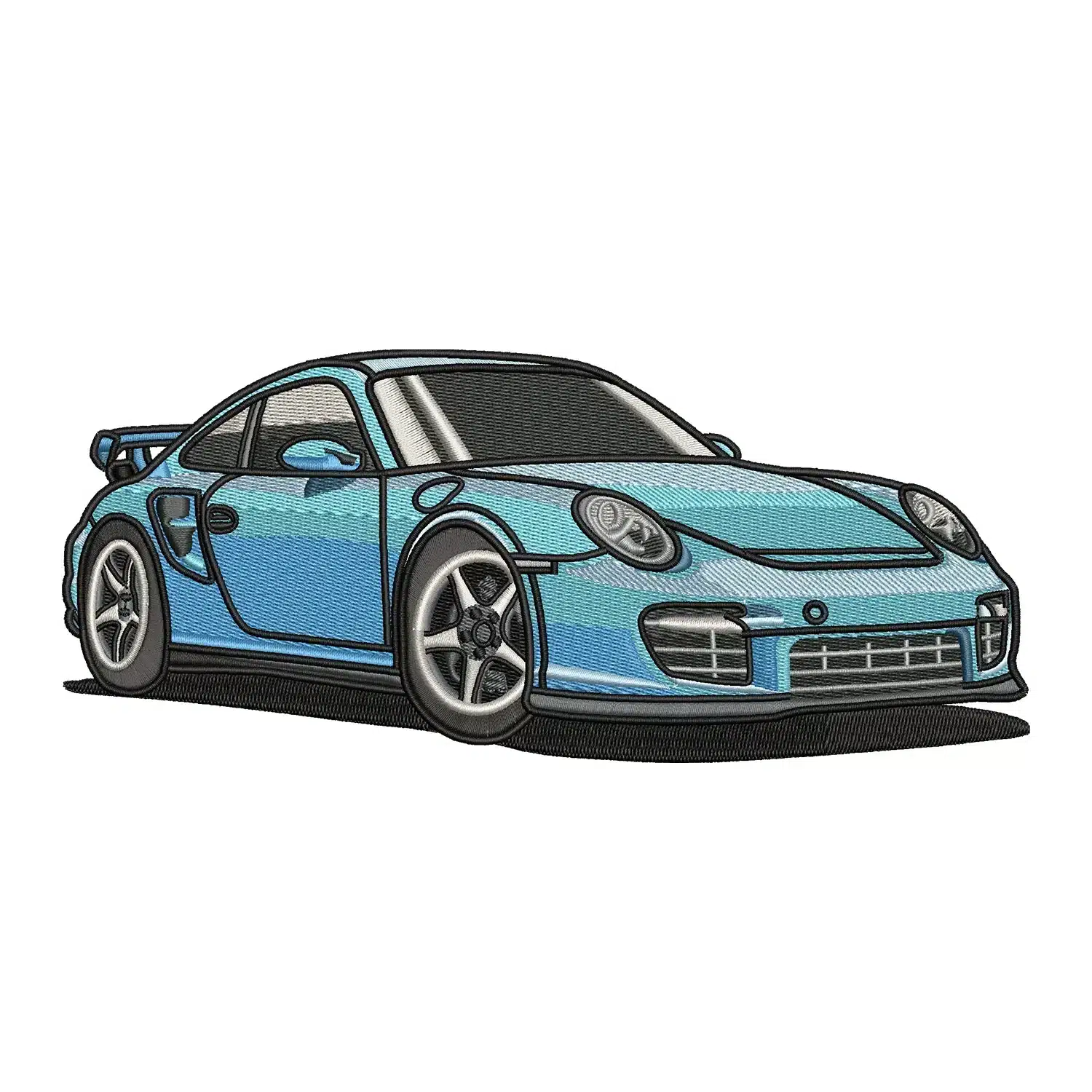 Primary Porsche 911 Embroidery Design