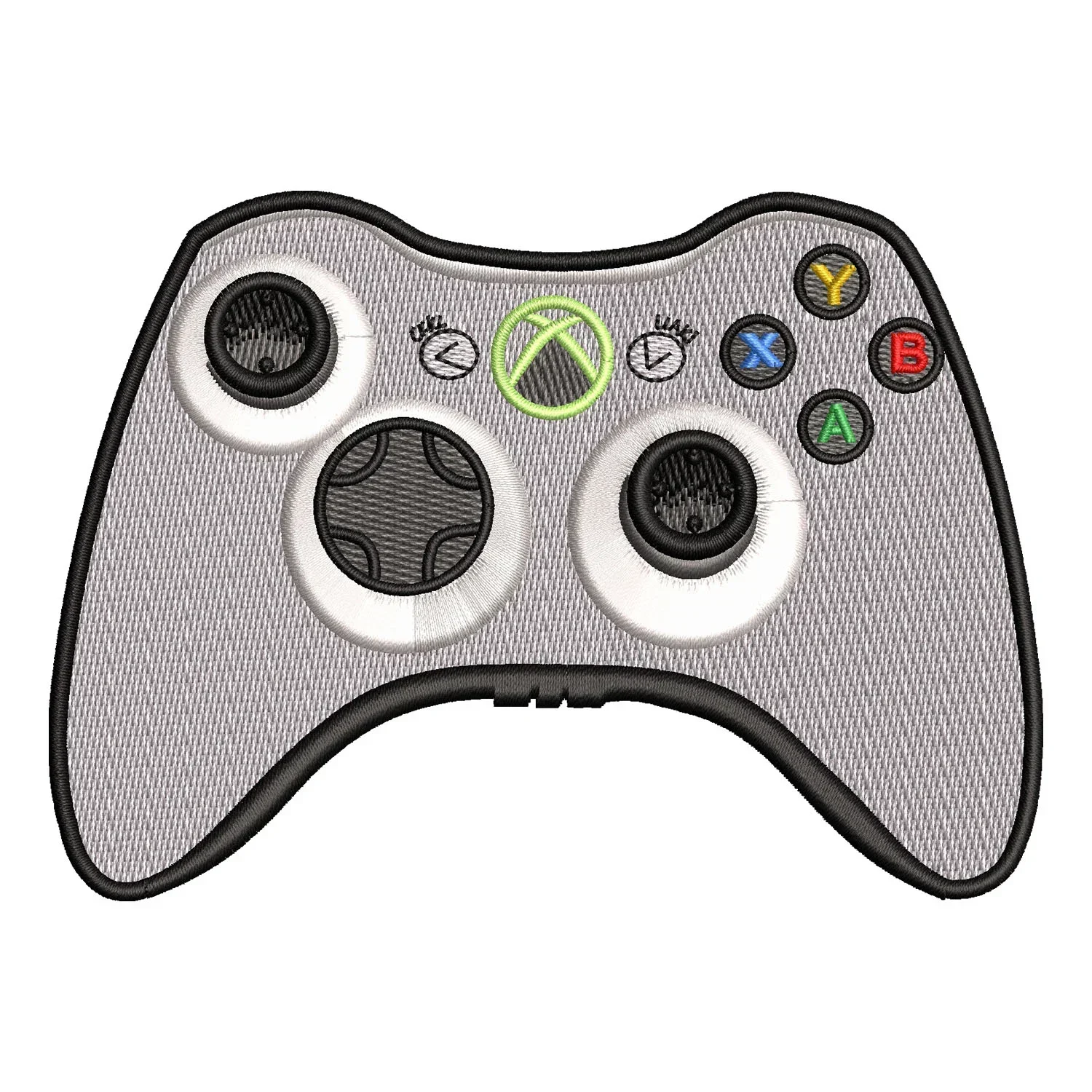 Xbox Controller Embroidery Design