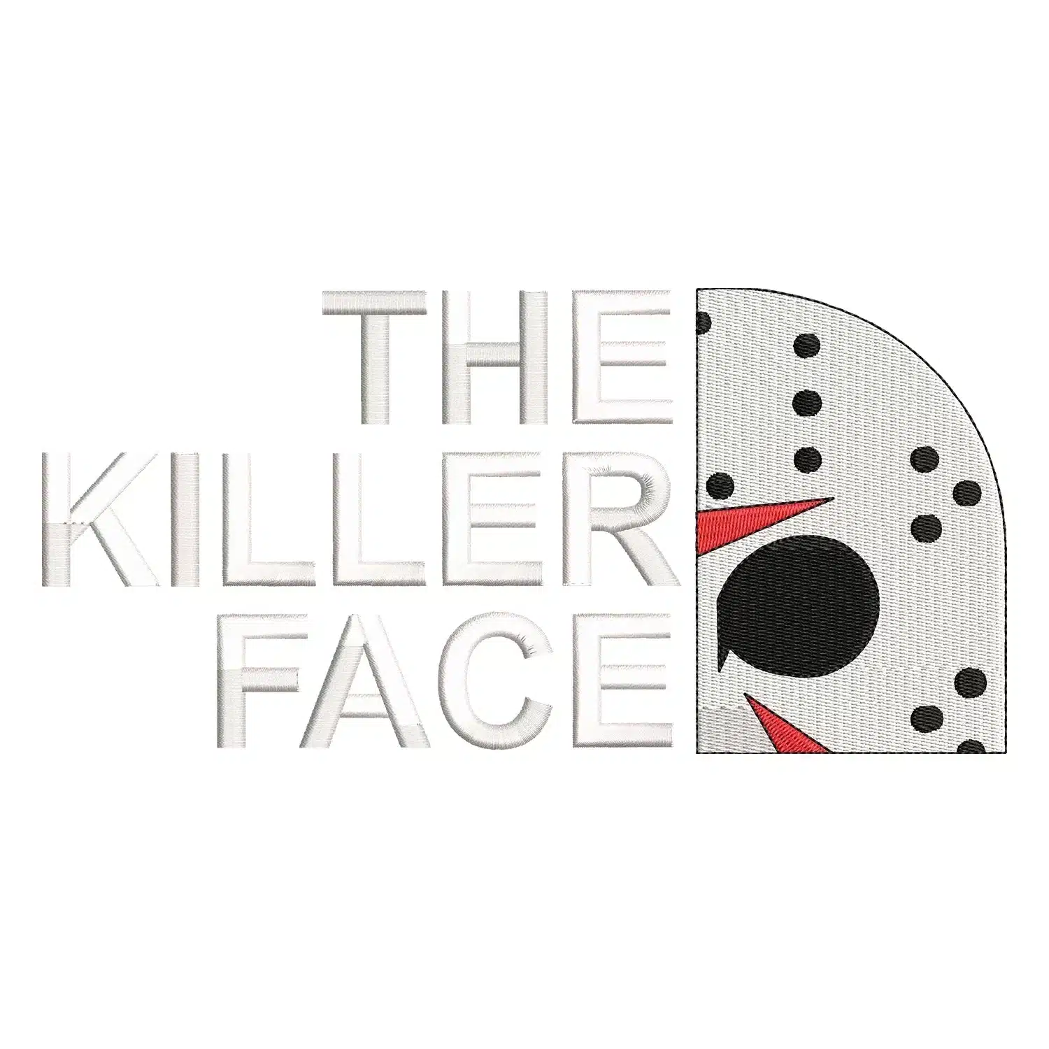 Primary The Killer Face Embroidery Design