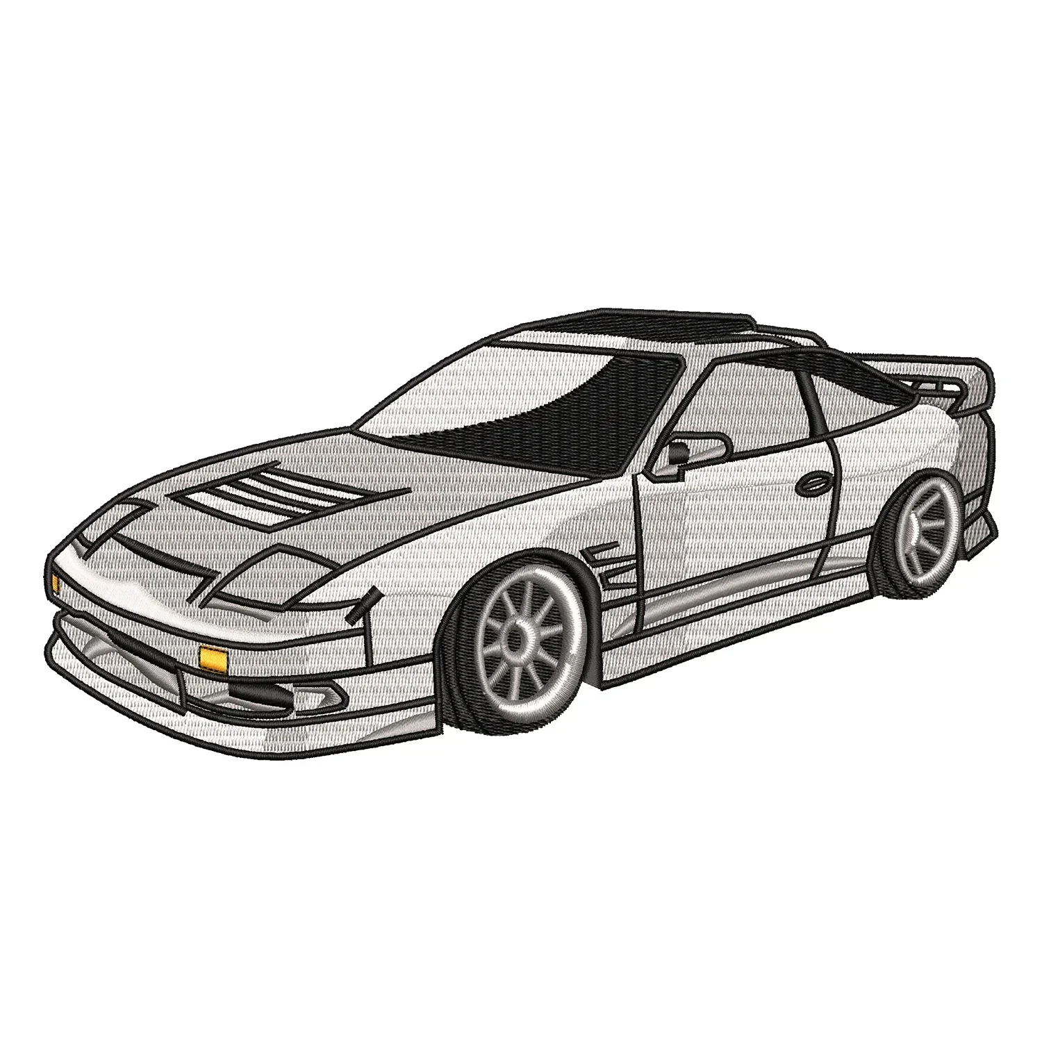 Nissan Car Embroidery Design