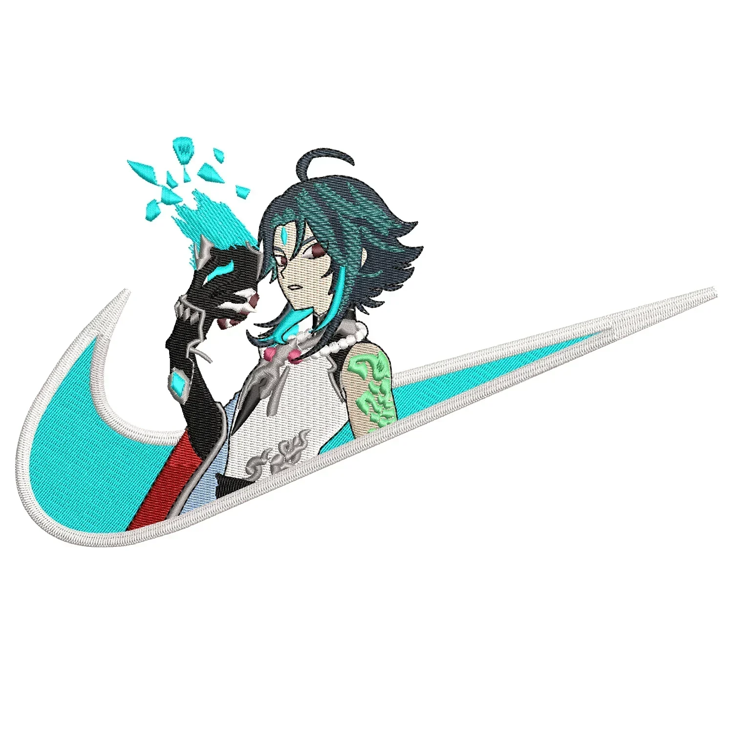 Xiao Swoosh Embroidery Design