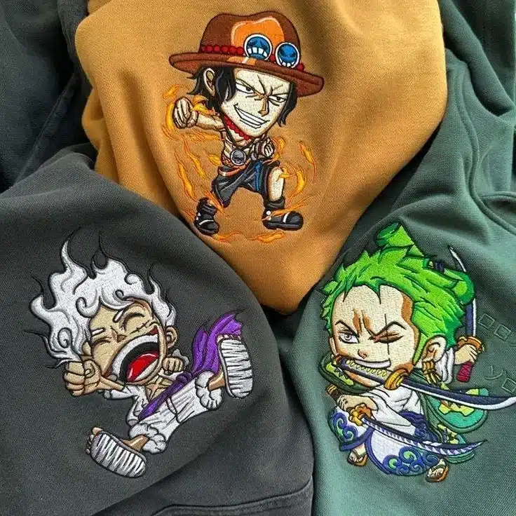 Anime Embroidery Designs for Every Fan 22 Anime Fans Embroidery