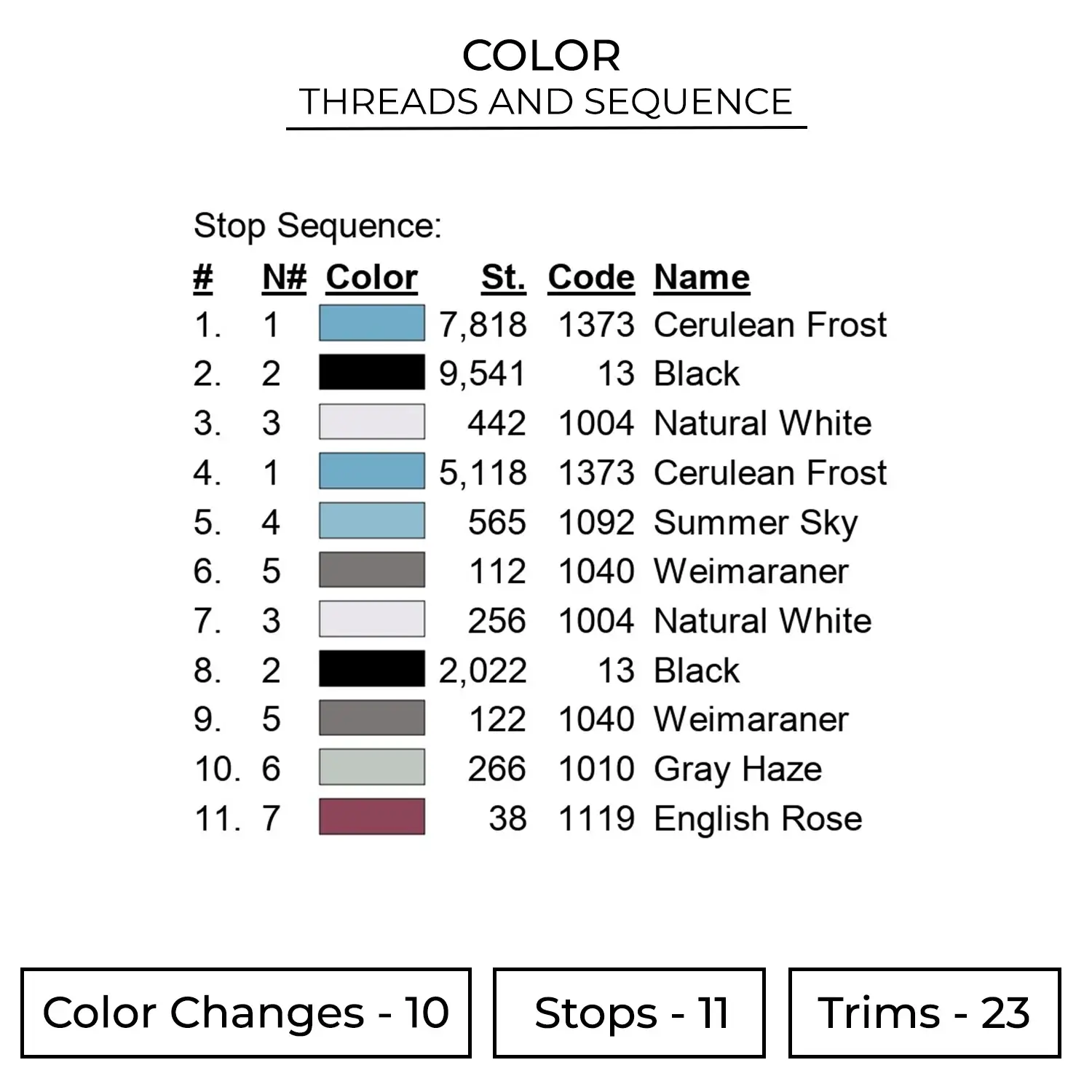 Sally Nike Embroidery Design - Cars 2 Color CRS10