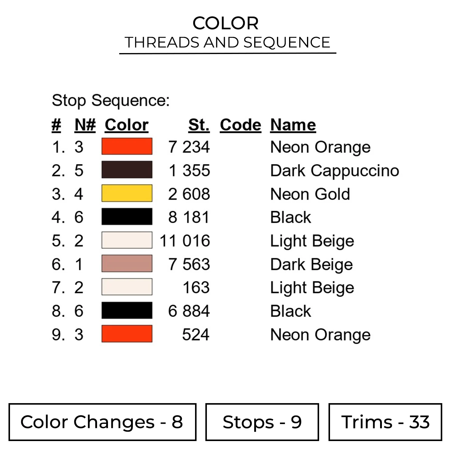 Aki Kon Hand Embroidery Design - Chainsaw Man Anime Embroidery Design 2 Color CSM34