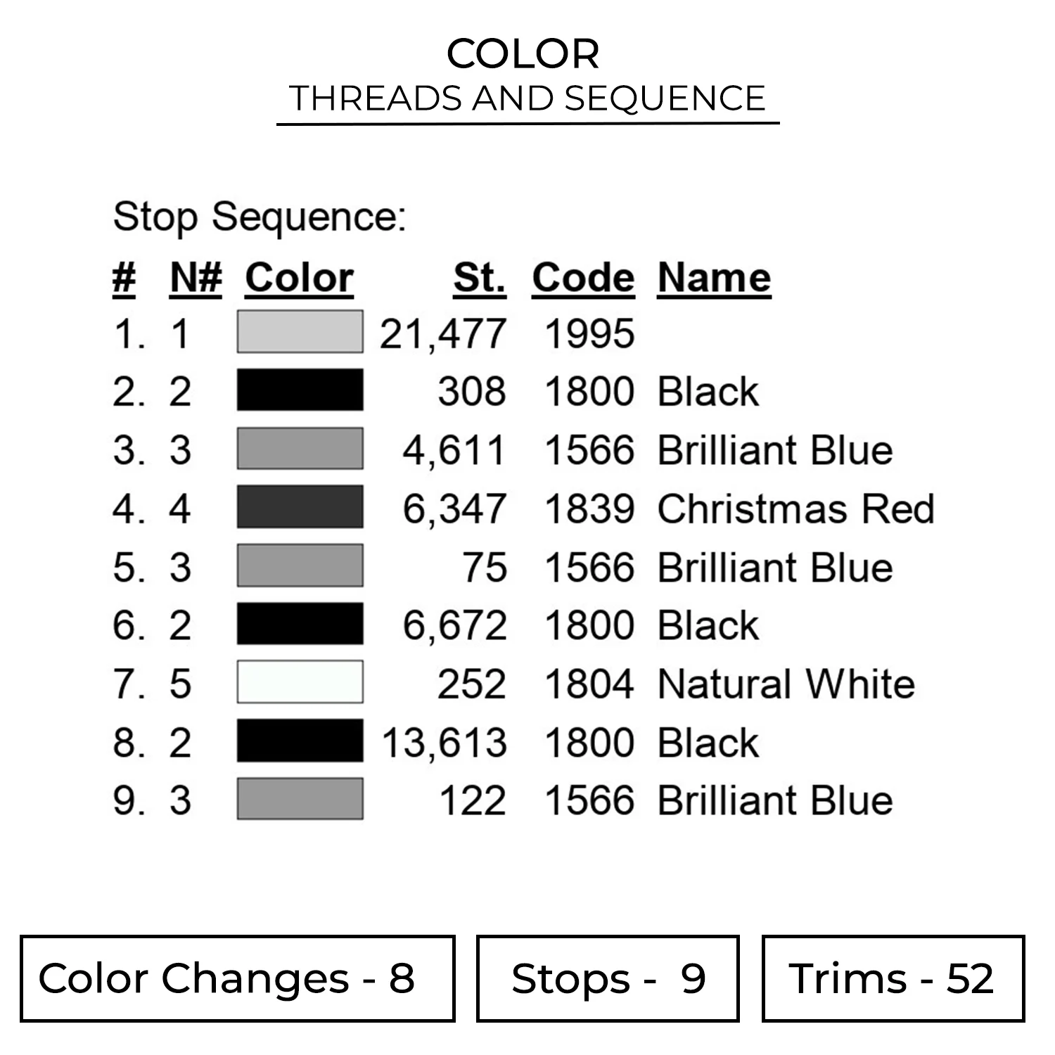 Power Embroidery Design - Chainsaw Man Anime Embroidery Design 2 Color CSM41