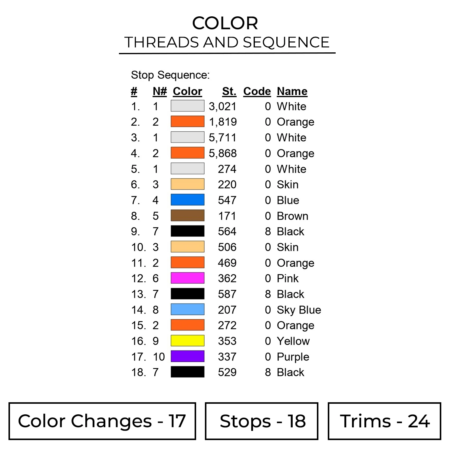 Ellie Nike Embroidery Design - UP 2 Color OTC162