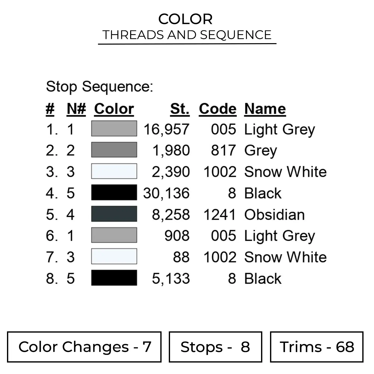 Anime Girl Eyes Embroidery Design Anime Embroidery Design 2 Color OTR1004