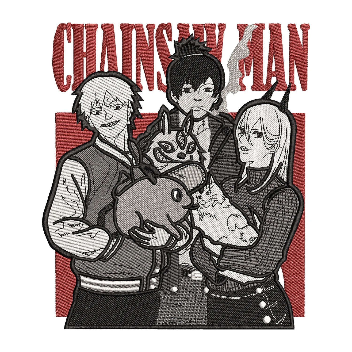 Сhainsaw Мan Embroidery Design