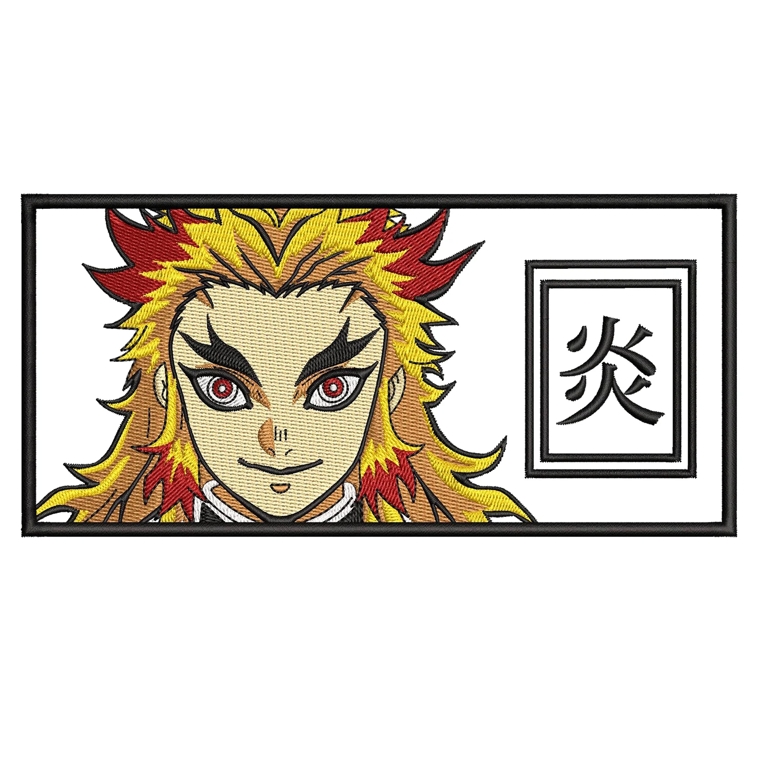 Kyojuro Rengoku Embroidery Design