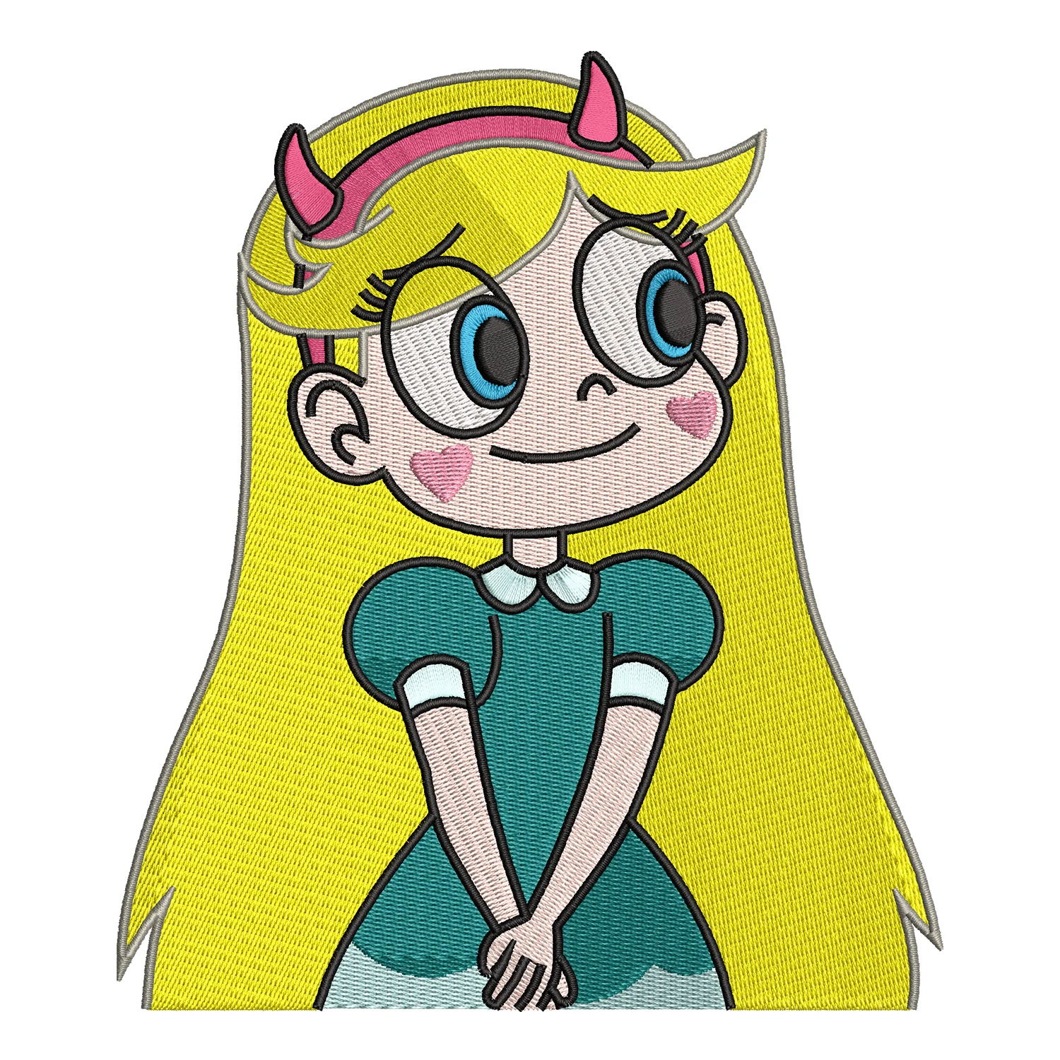 Star Butterfly Embroidery Design