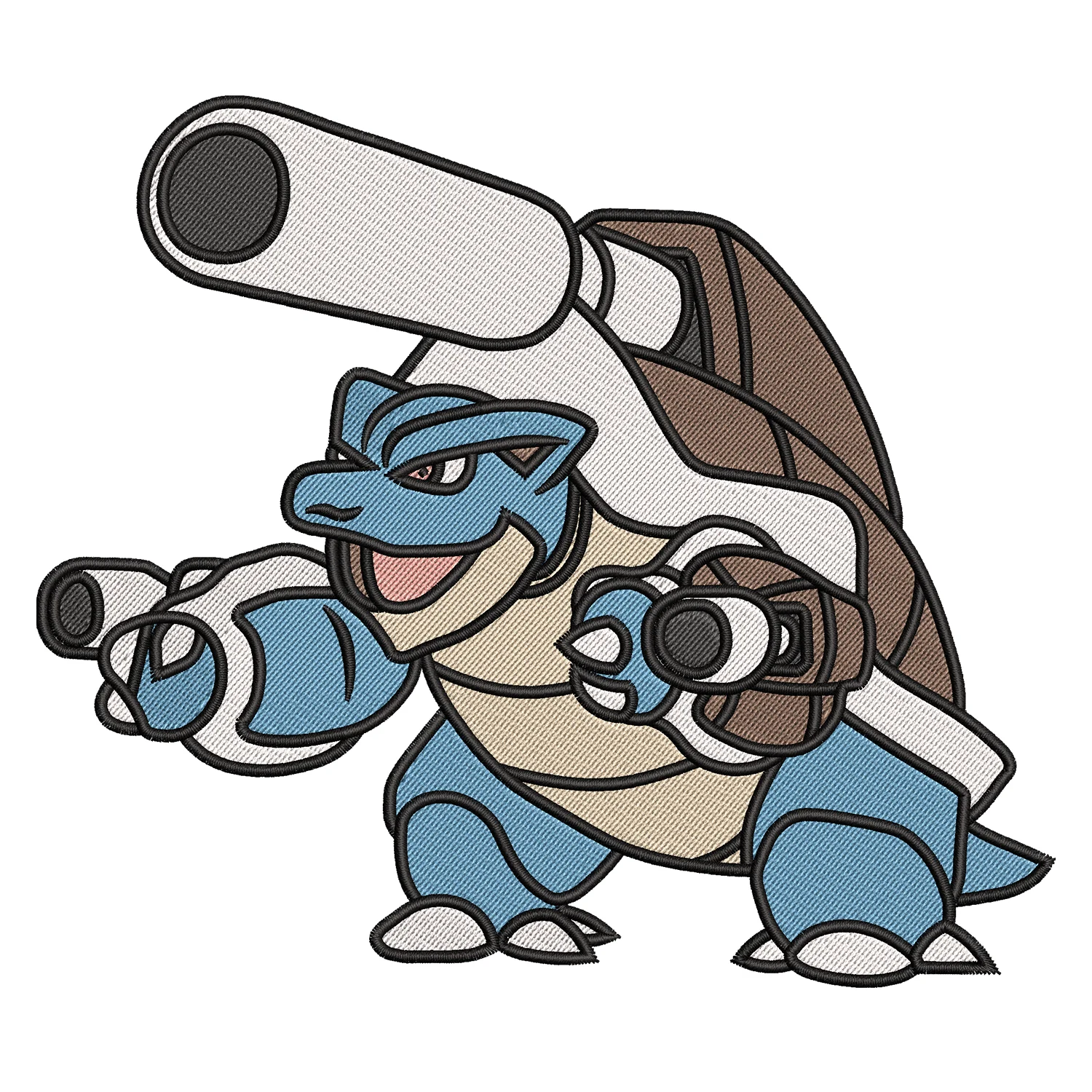 Mega Blastoise Embroidery Design