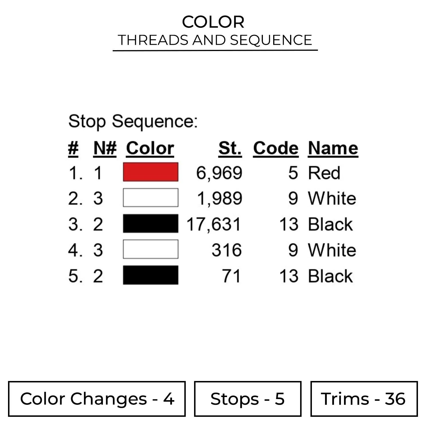 Fox Katana Embroidery Design - Fox Embroidery Design 2 Color AML09