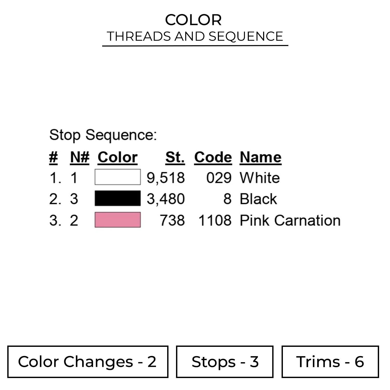 Pink Warrior Embroidery Design 2 Color GAP32