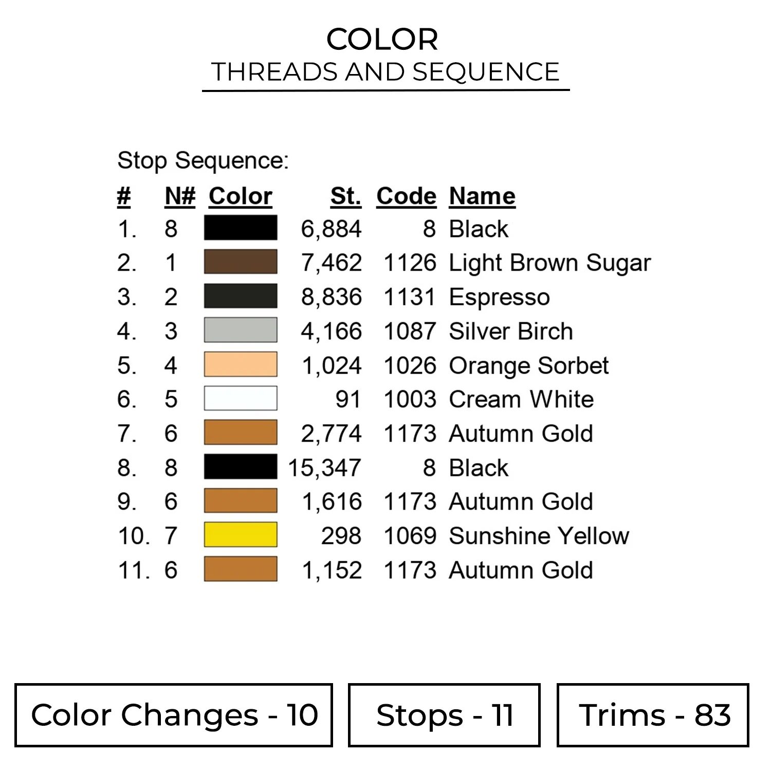 Zhongli Swoosh Embroidery Design - Genshin Impact 2 Color GSI14