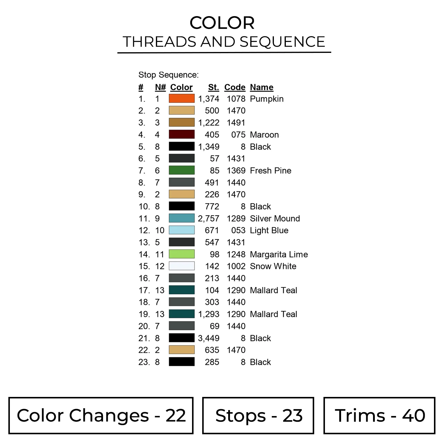 Zombie Pumpkin Embroidery Design 2 Color HLW18