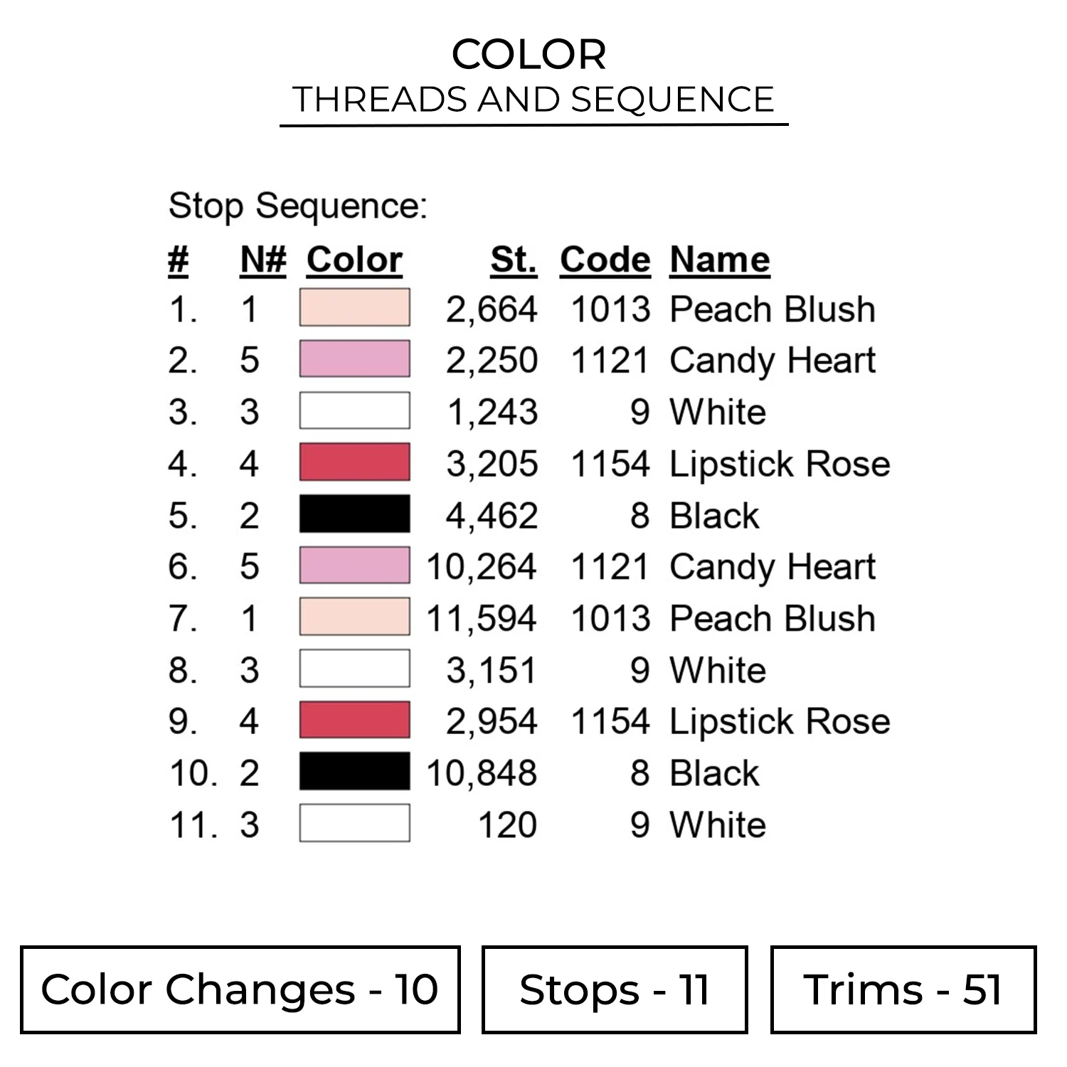 Labubu Headband Face Embroidery Design - Labubu 2 Color LBB30