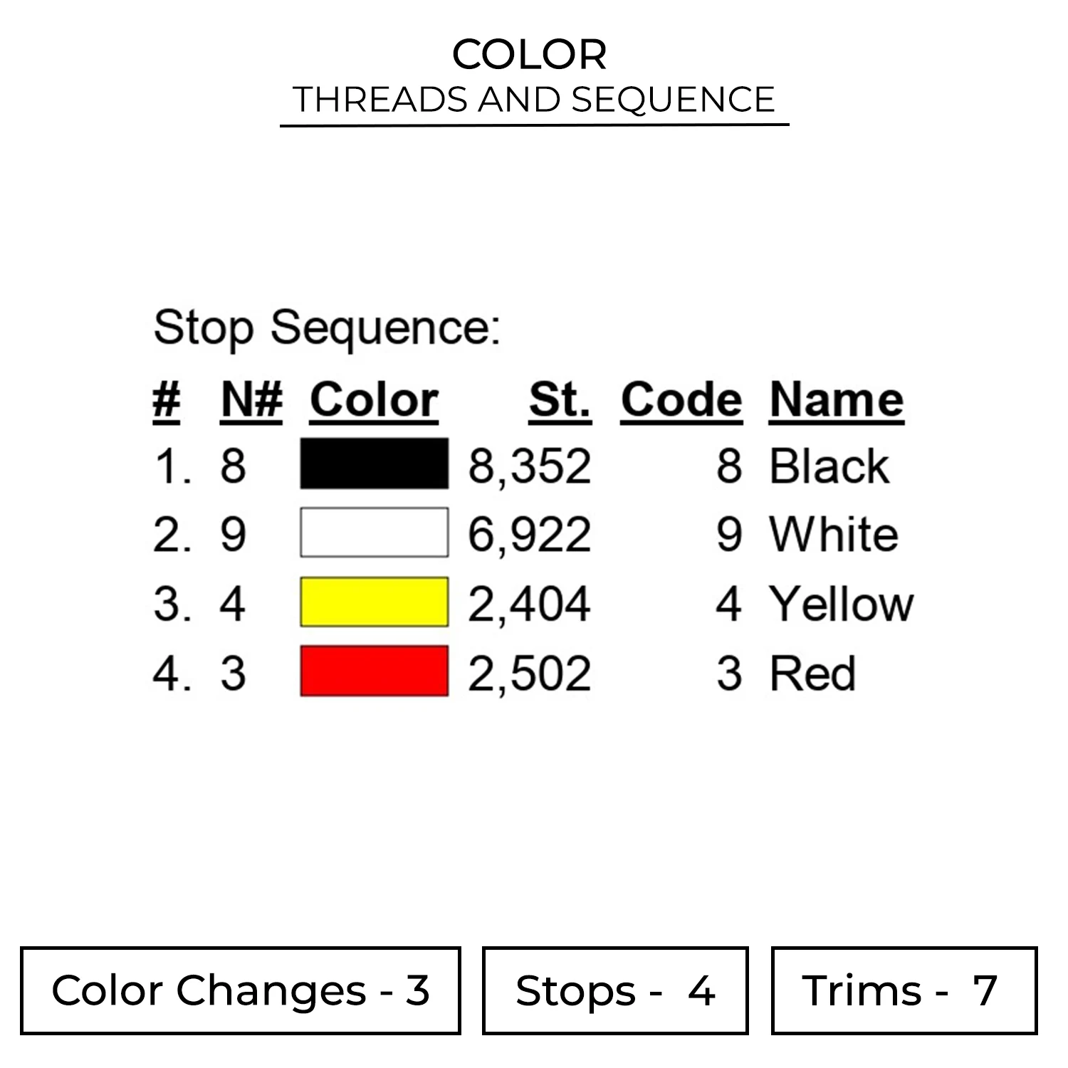 Lego Logo Embroidery Design - Lego 2 Color LLG02