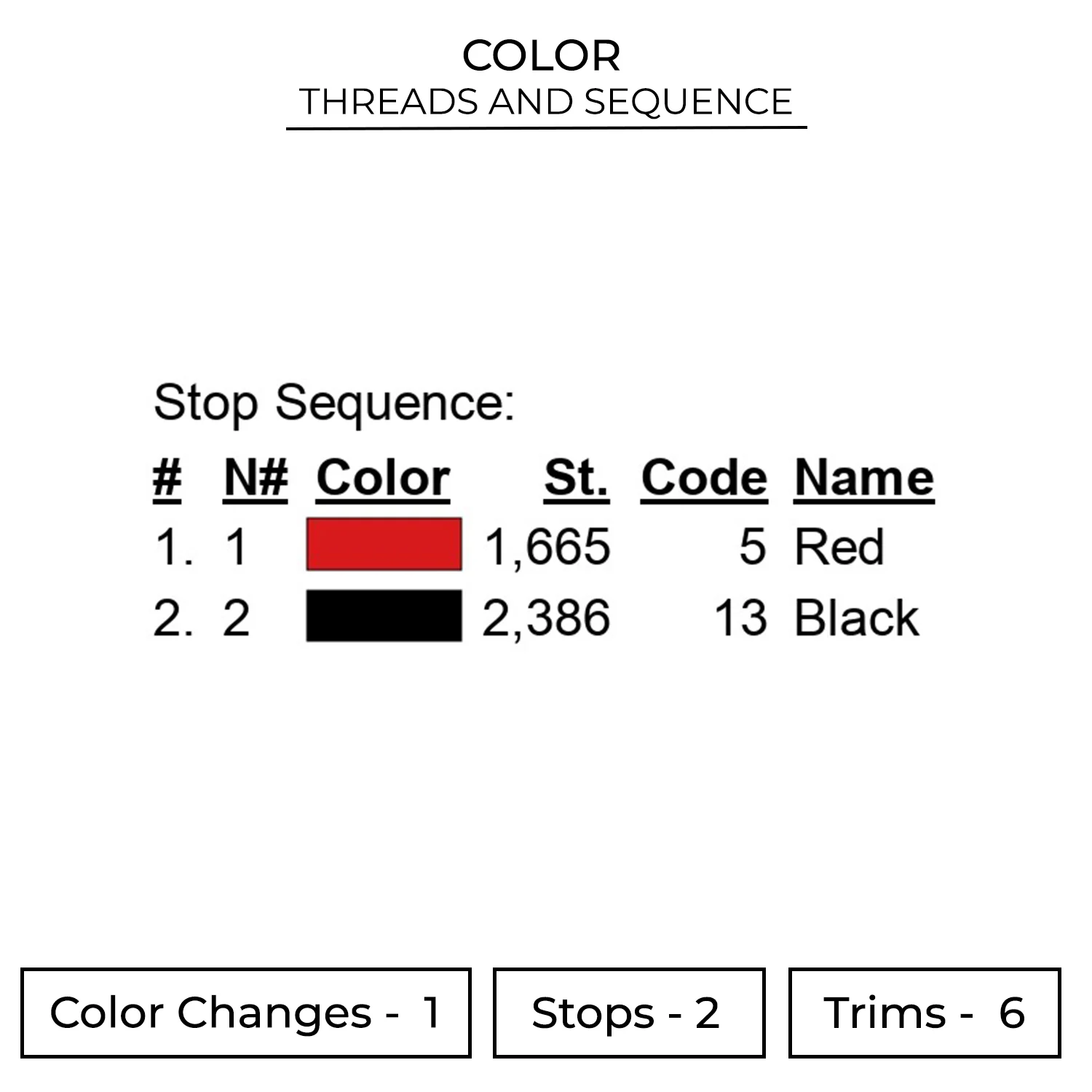 Happy New Year Swoosh Embroidery Design 2 Color NWY01