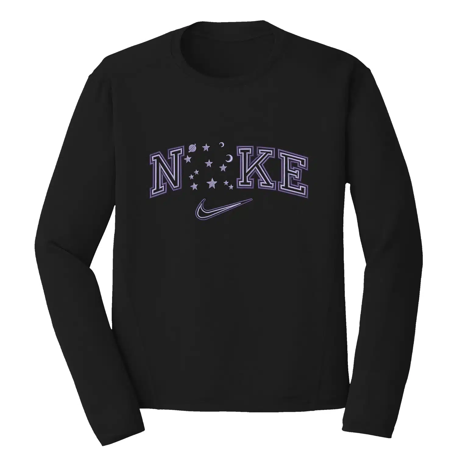 Nike Space Embroidery Design - Nike Embroidery Design 1 Mockup NKE20