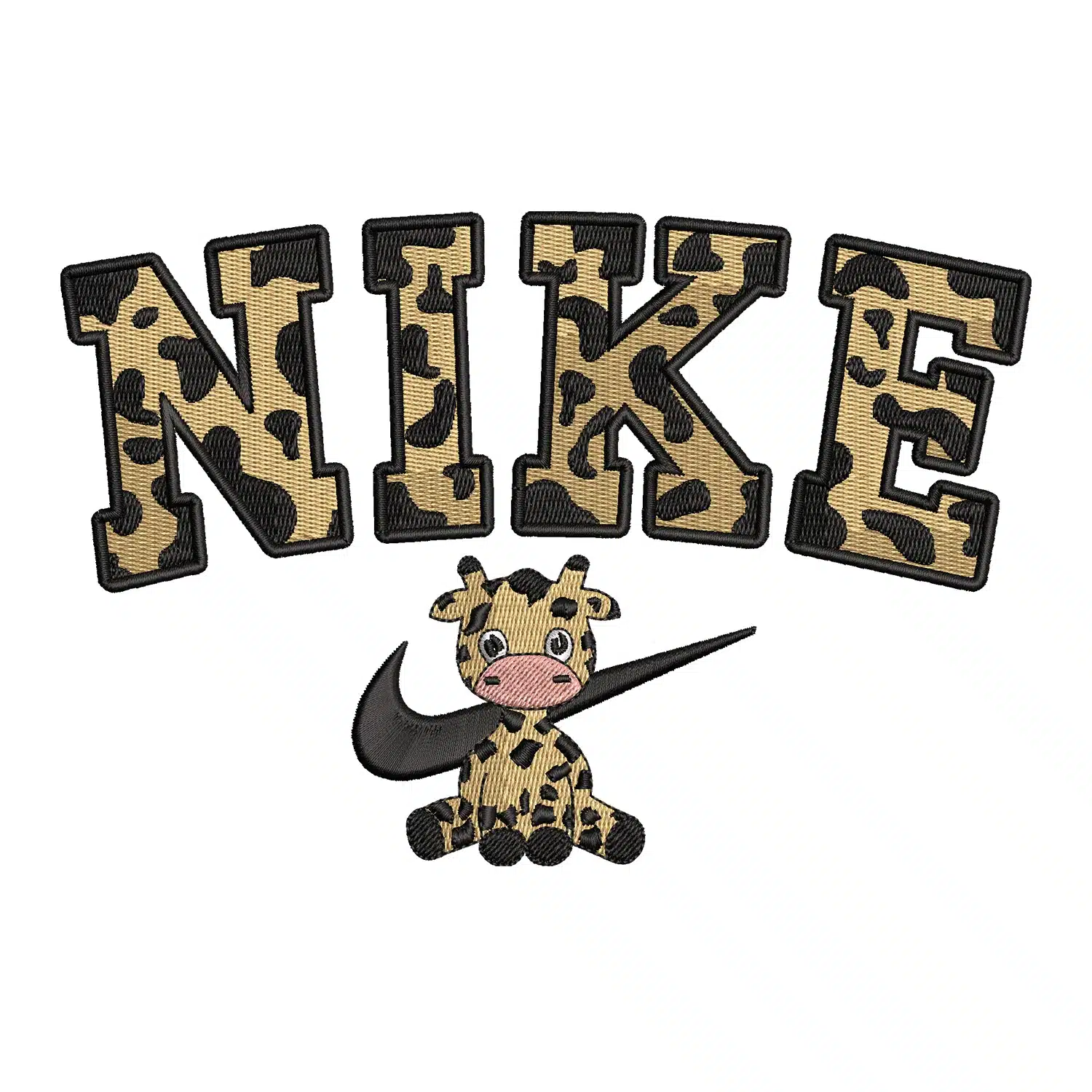 Giraffee Nike Embroidery Design Giraffee Nike Embroidery Design
