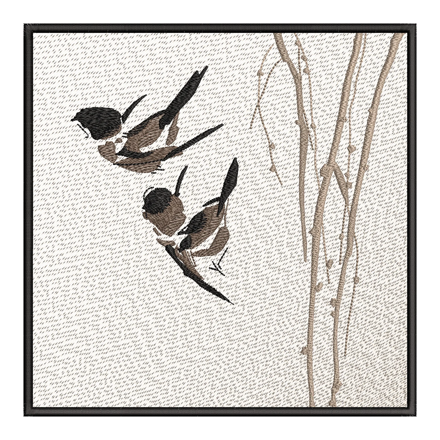 Sparrow Quilt Embroidery Design