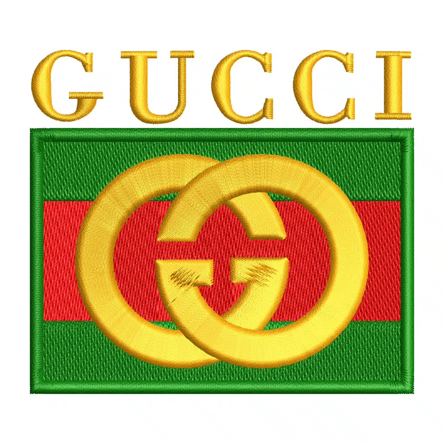 Gucci Logo Embroidery Design
