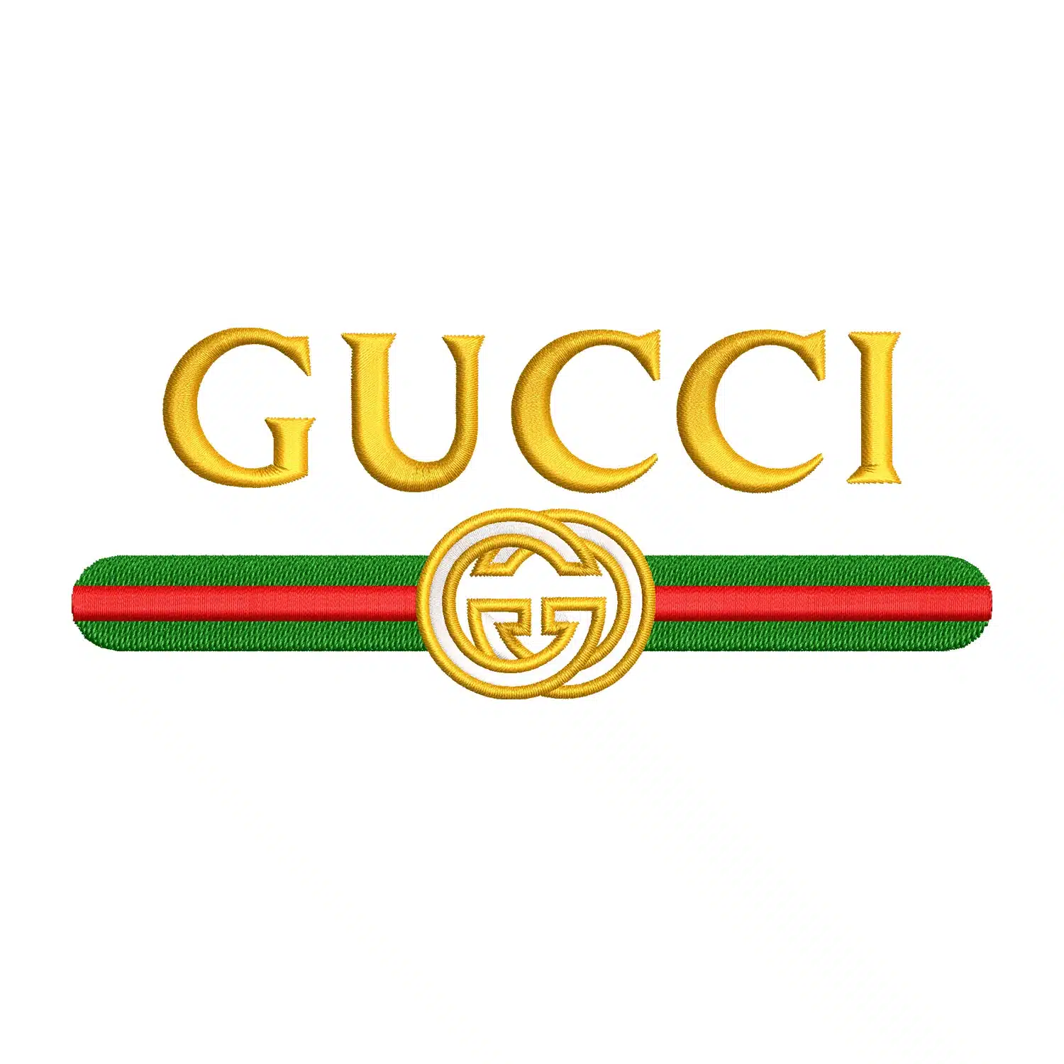 Gucci Logo Embroidery Design